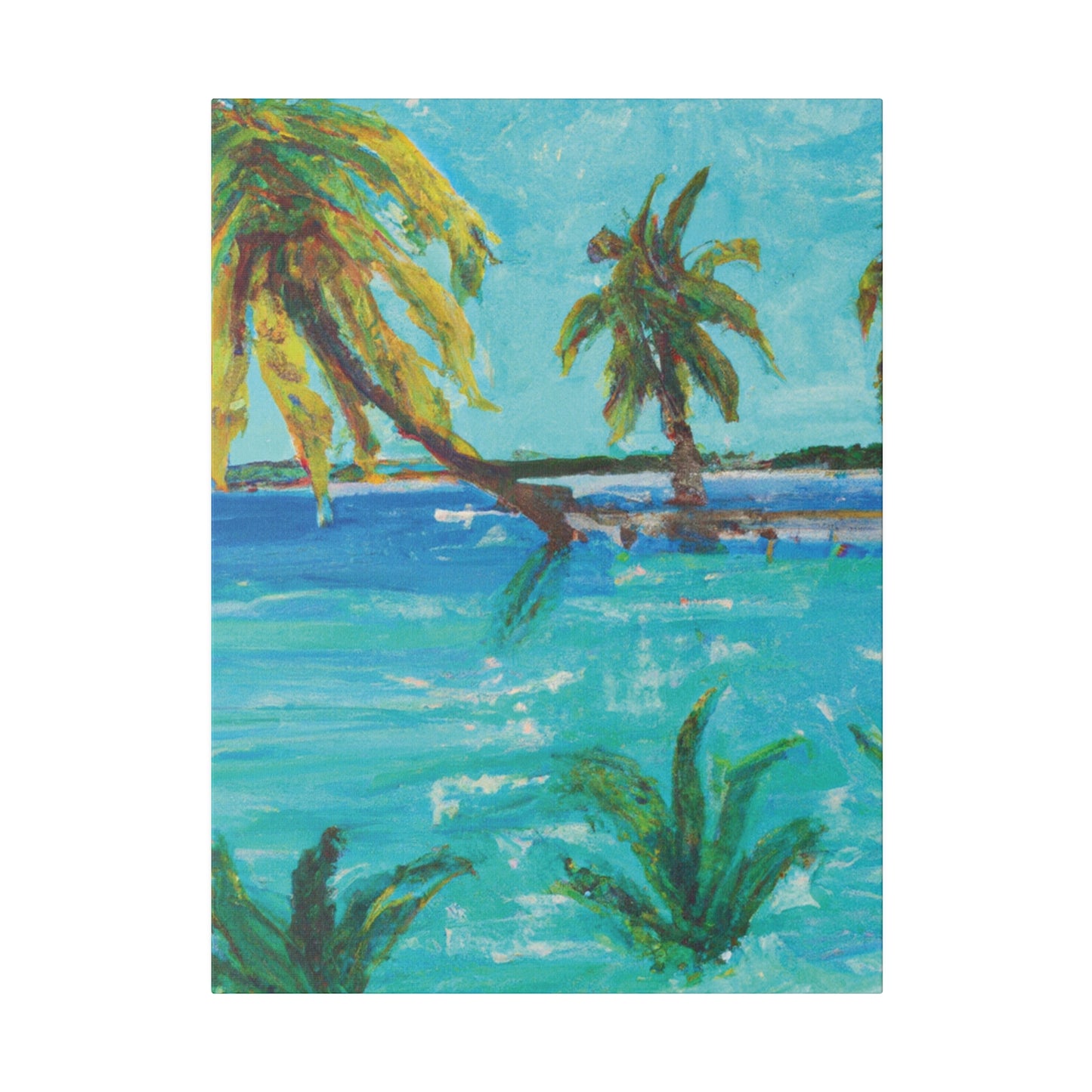 3256T - Bahamas Ocean Painting Print | Bahamas | Ocean | Beach | Poster | Home Decor | Wall Art | Canvas