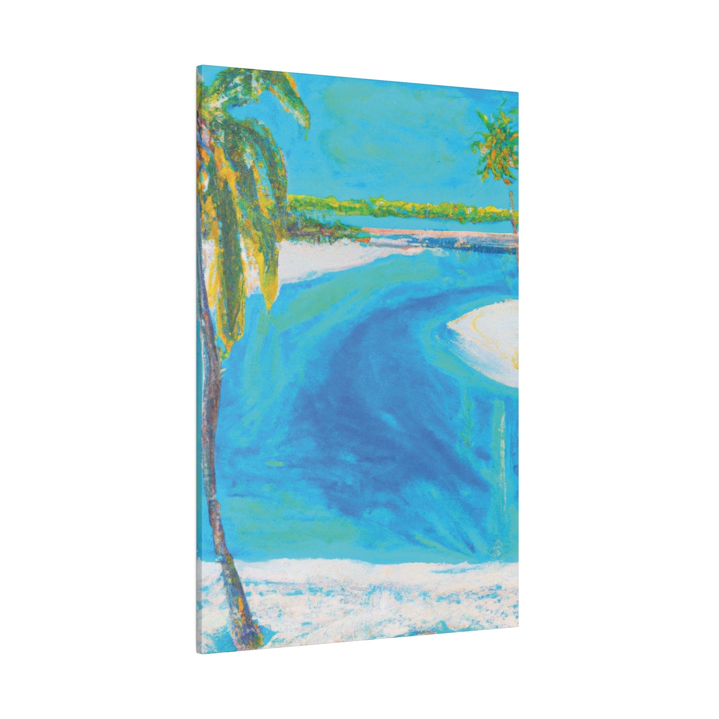 9106H - Bahamas Ocean Painting Print | Bahamas | Ocean | Beach | Poster | Home Decor | Wall Art | Canvas