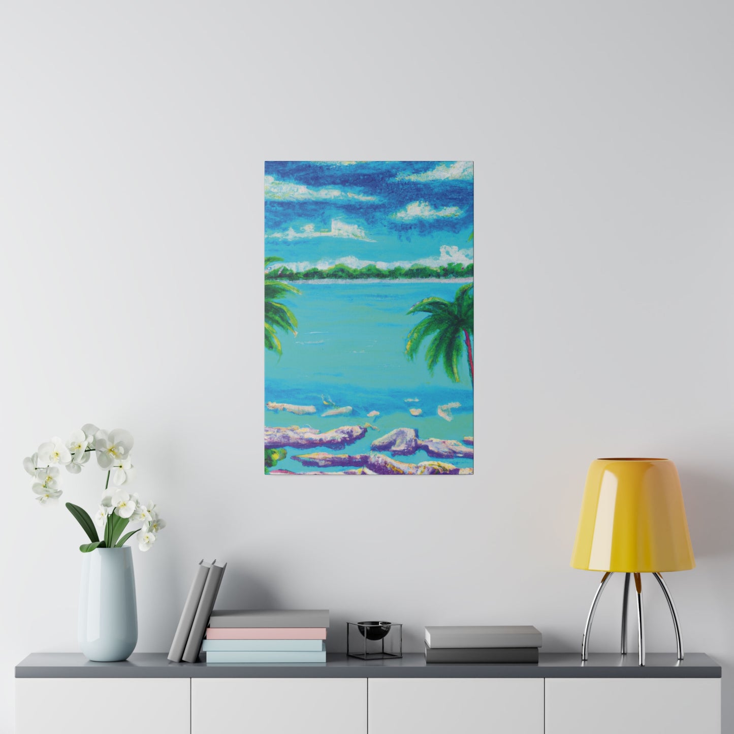 9293Y - Bahamas Ocean Painting Print | Bahamas | Ocean | Beach | Poster | Home Decor | Wall Art | Canvas