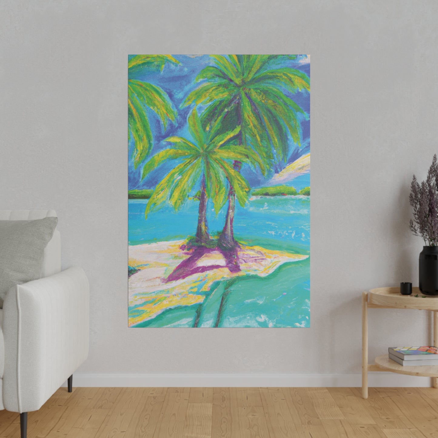 6632P - Bahamas Ocean Painting Print | Bahamas | Ocean | Beach | Poster | Home Decor | Wall Art | Canvas