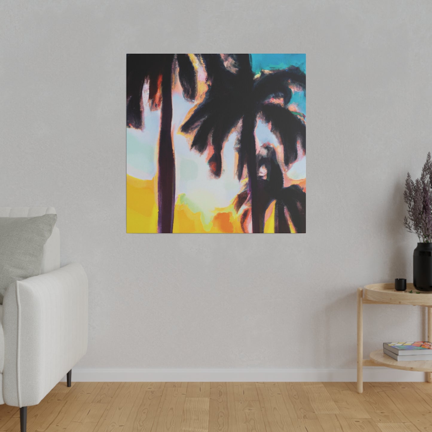 5485W - Miami Beach Sunset Painting Print | Miami | Beach | Sunset | Poster | Home Decor | Wall Art | Canvas