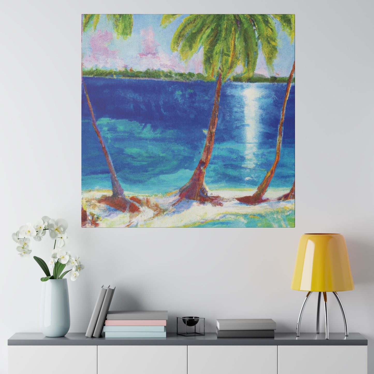 391F - Bahamas Ocean Painting Print | Bahamas | Ocean | Beach | Poster | Home Decor | Wall Art | Canvas