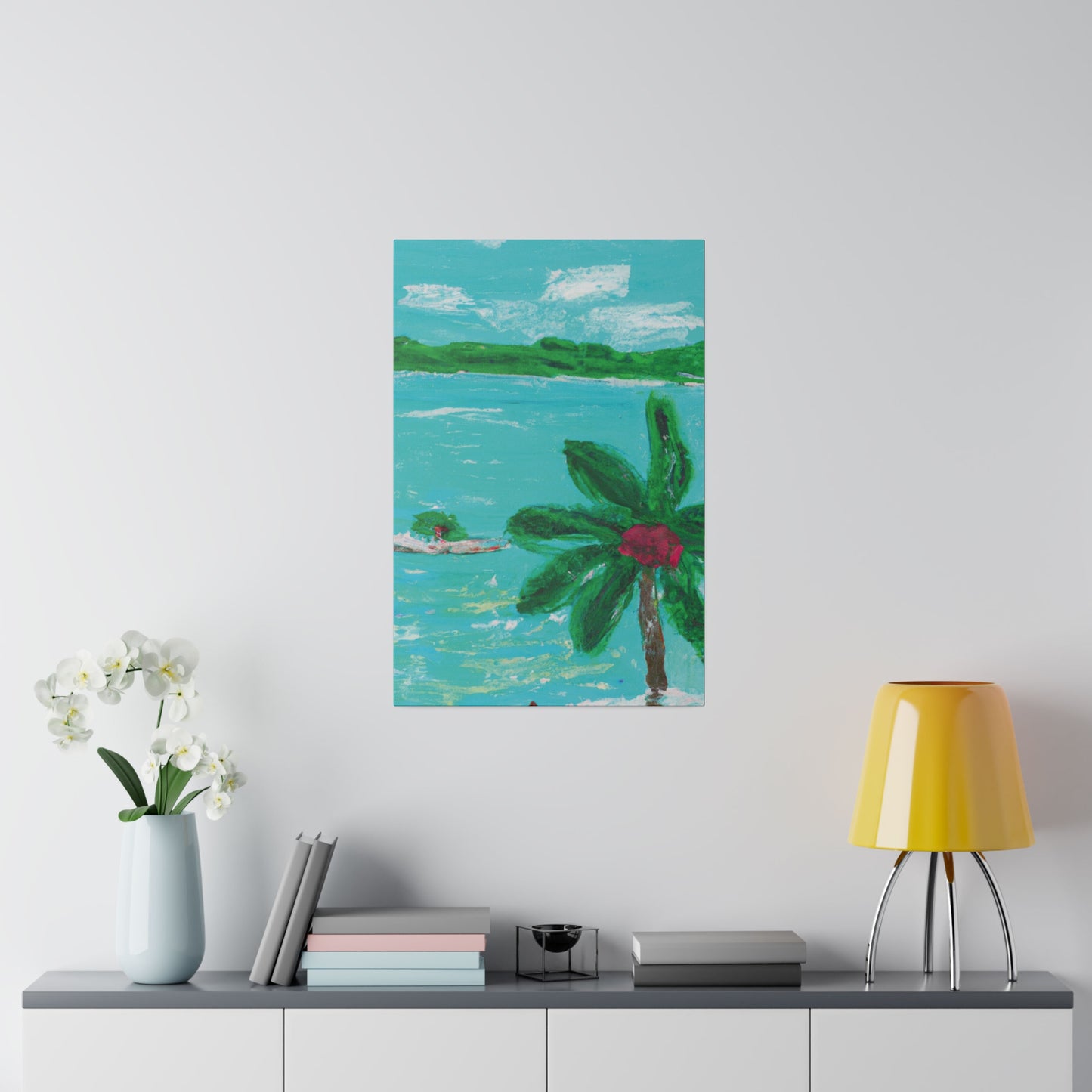 5627Q - Bahamas Ocean Painting Print | Bahamas | Ocean | Beach | Poster | Home Decor | Wall Art | Canvas