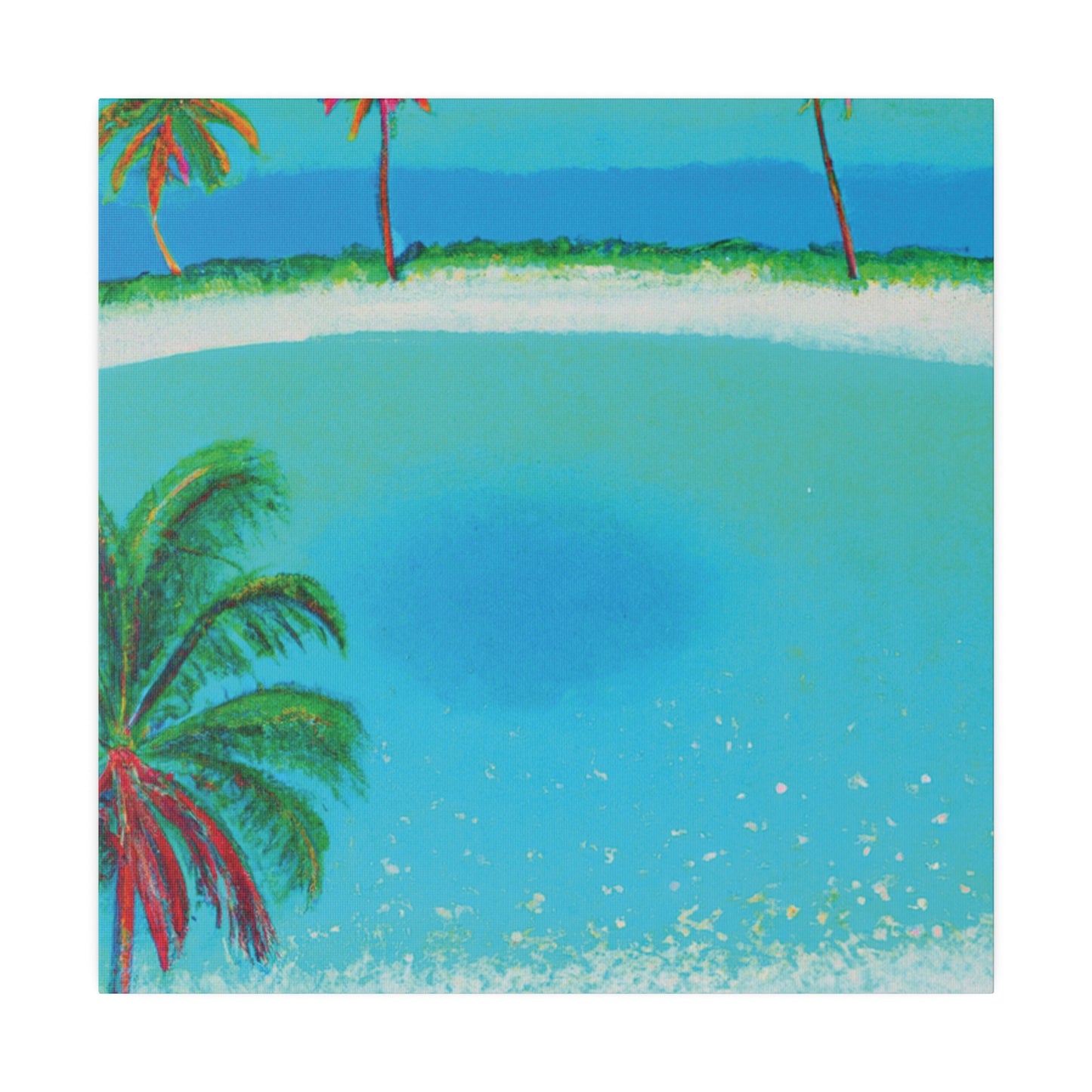 2198G - Bahamas Ocean Painting Print | Bahamas | Ocean | Beach | Poster | Home Decor | Wall Art | Canvas