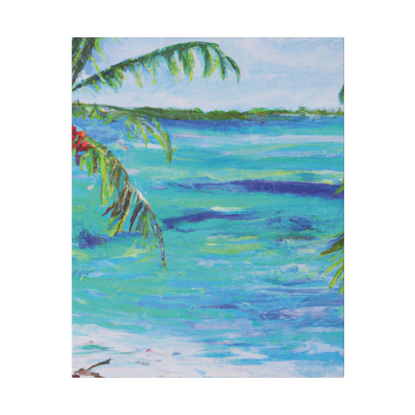 3158F - Bahamas Ocean Painting Print | Bahamas | Ocean | Beach | Poster | Home Decor | Wall Art | Canvas