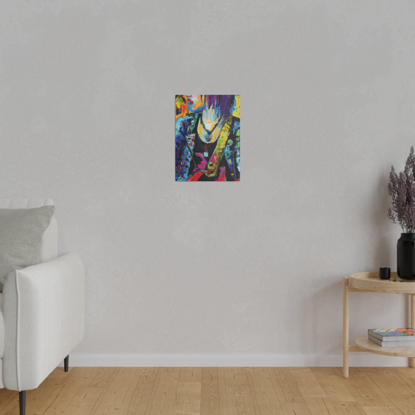 9756Z - Rockstar Oil Painting Style Print | Poster | Home Decor | Wall Art | Music Art | Canvas
