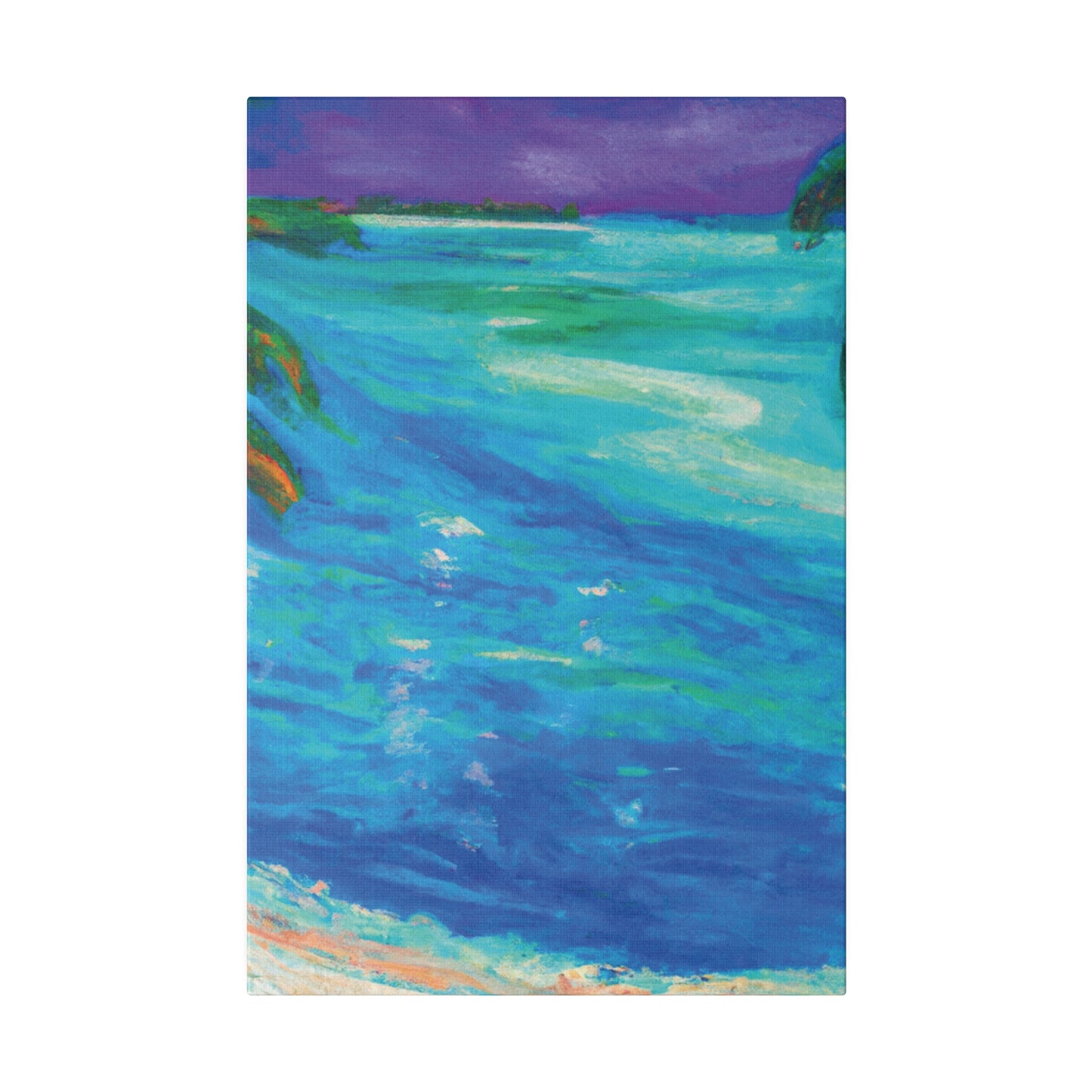 432V - Bahamas Ocean Painting Print | Bahamas | Ocean | Beach | Poster | Home Decor | Wall Art | Canvas