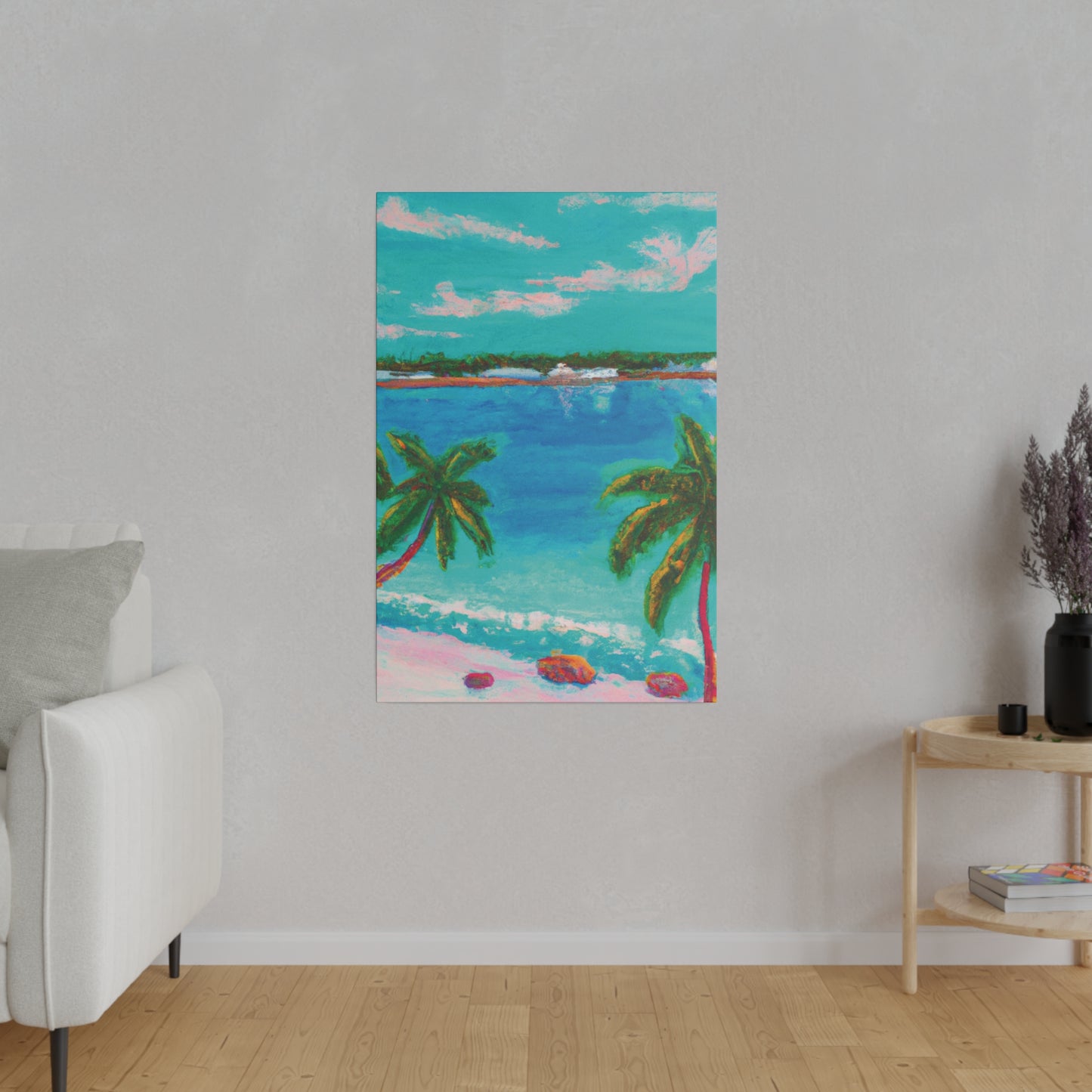 6836G - Bahamas Ocean Painting Print | Bahamas | Ocean | Beach | Poster | Home Decor | Wall Art | Canvas