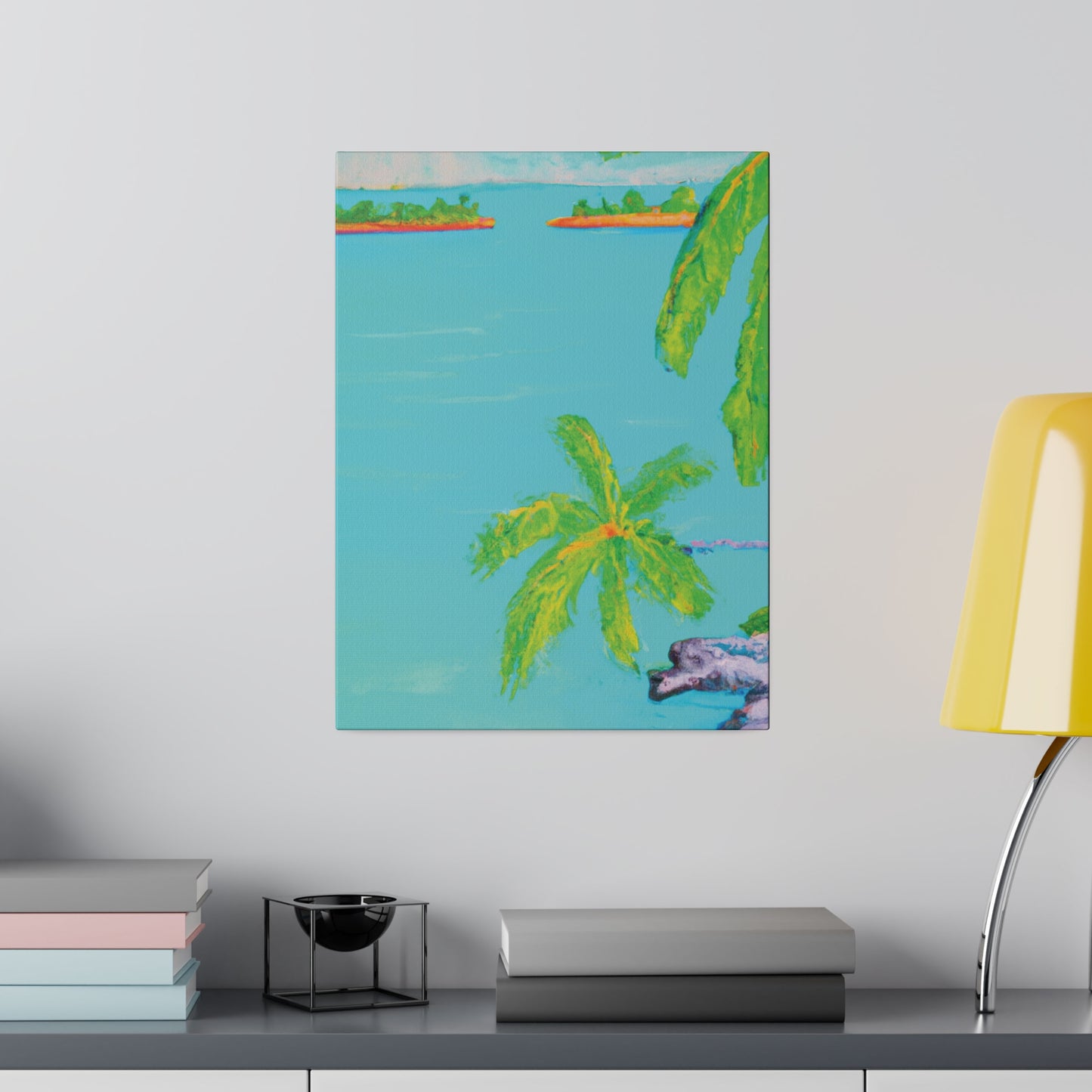 8932V - Bahamas Ocean Painting Print | Bahamas | Ocean | Beach | Poster | Home Decor | Wall Art | Canvas