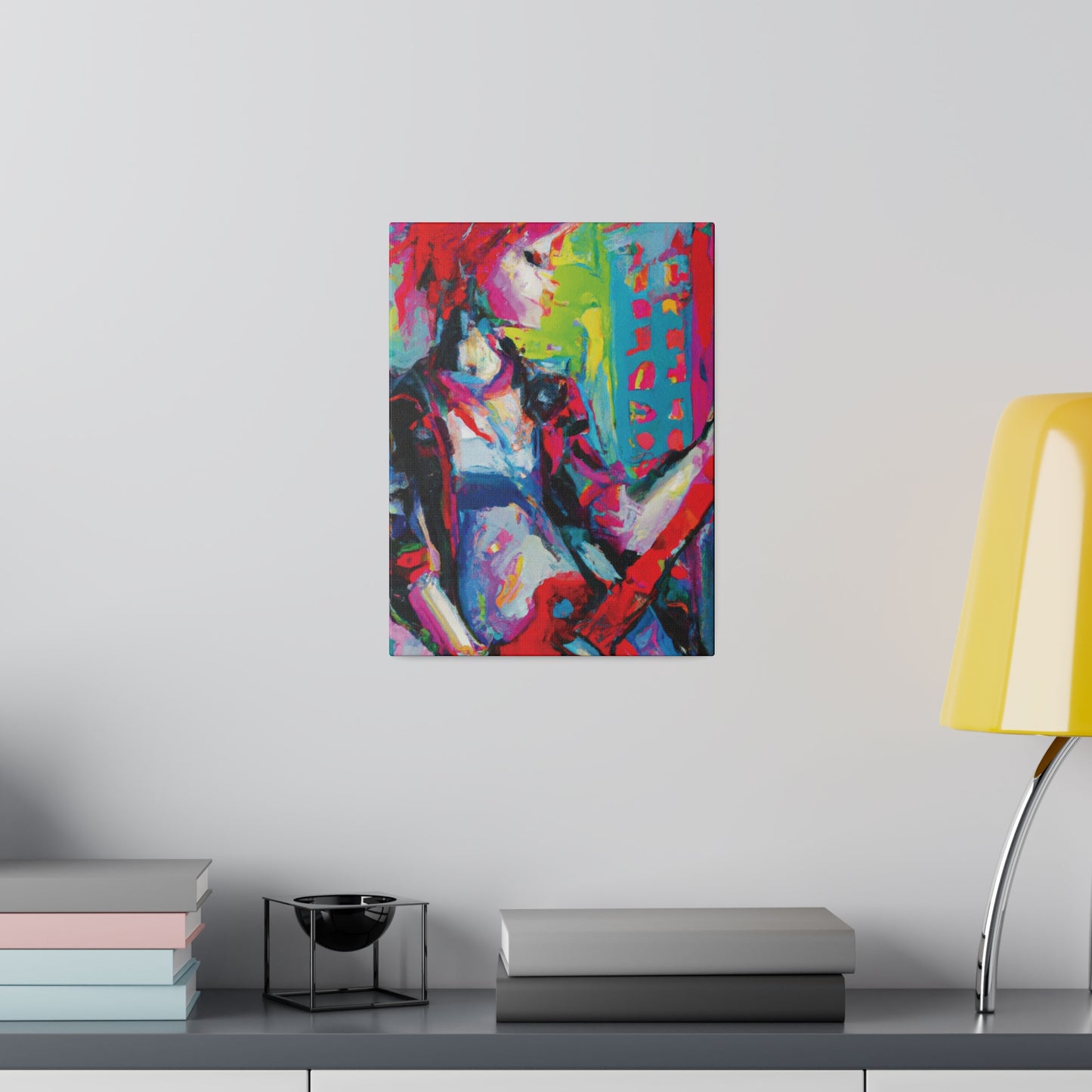 2177U - Rockstar Oil Painting Style Print | Poster | Home Decor | Wall Art | Music Art | Canvas