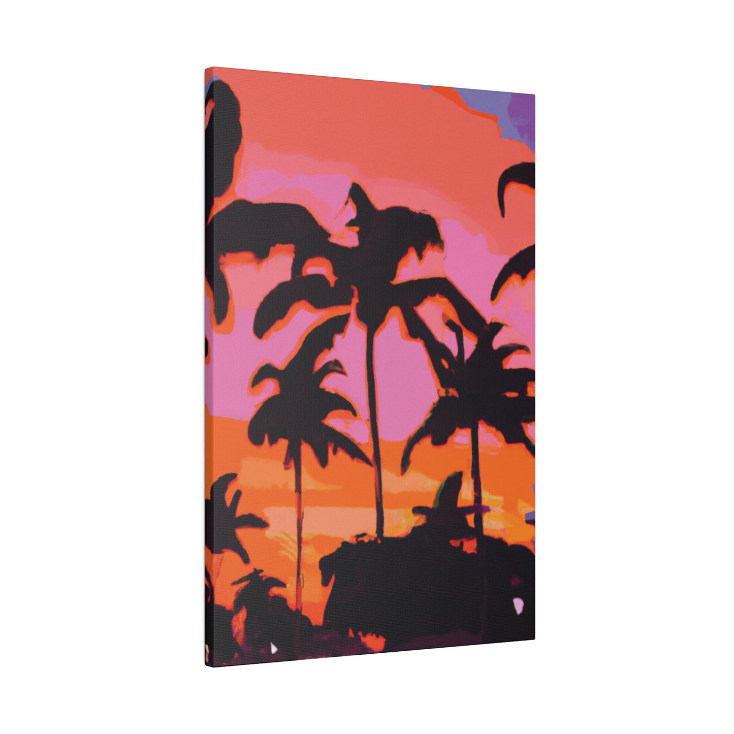 6226X - Miami Beach Sunset Painting Print | Miami | Beach | Sunset | Poster | Home Decor | Wall Art | Canvas