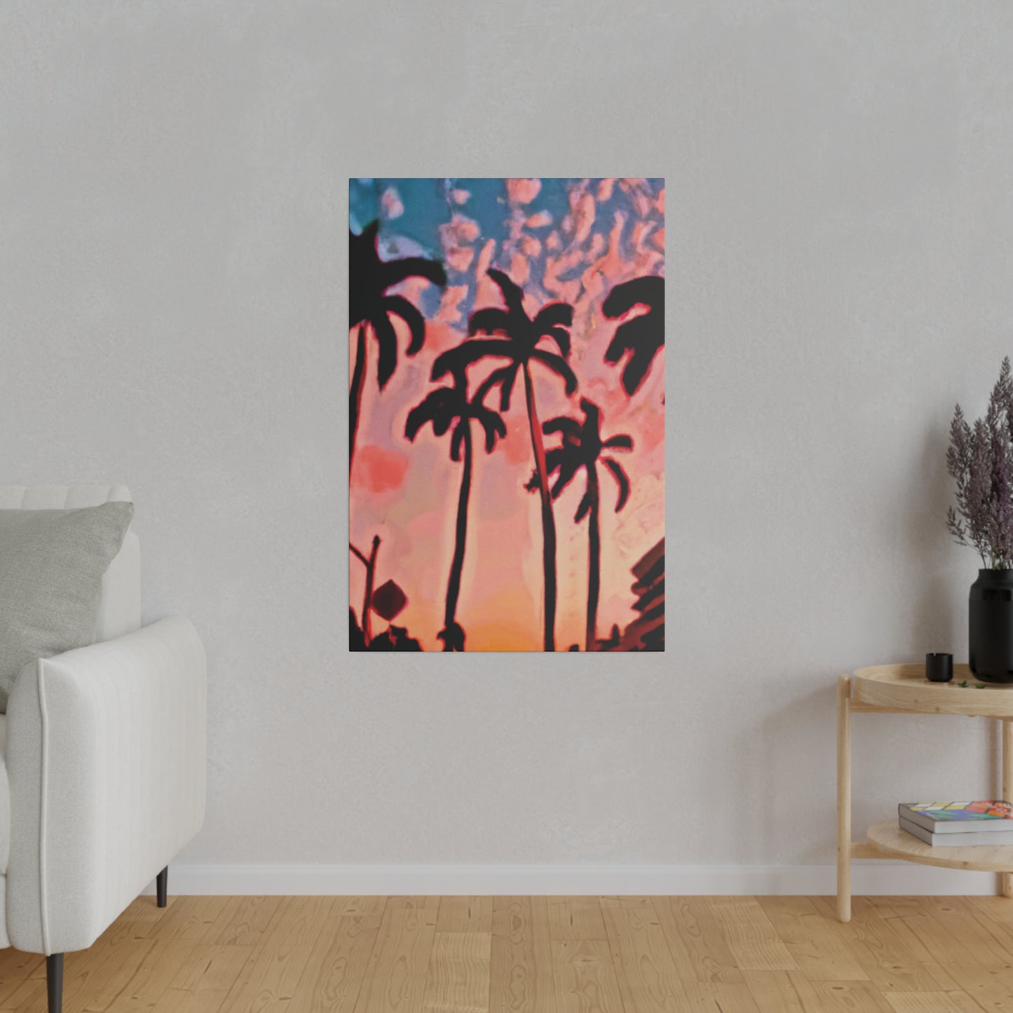 3784J - Miami Beach Sunset Painting Print | Miami | Beach | Sunset | Poster | Home Decor | Wall Art | Canvas