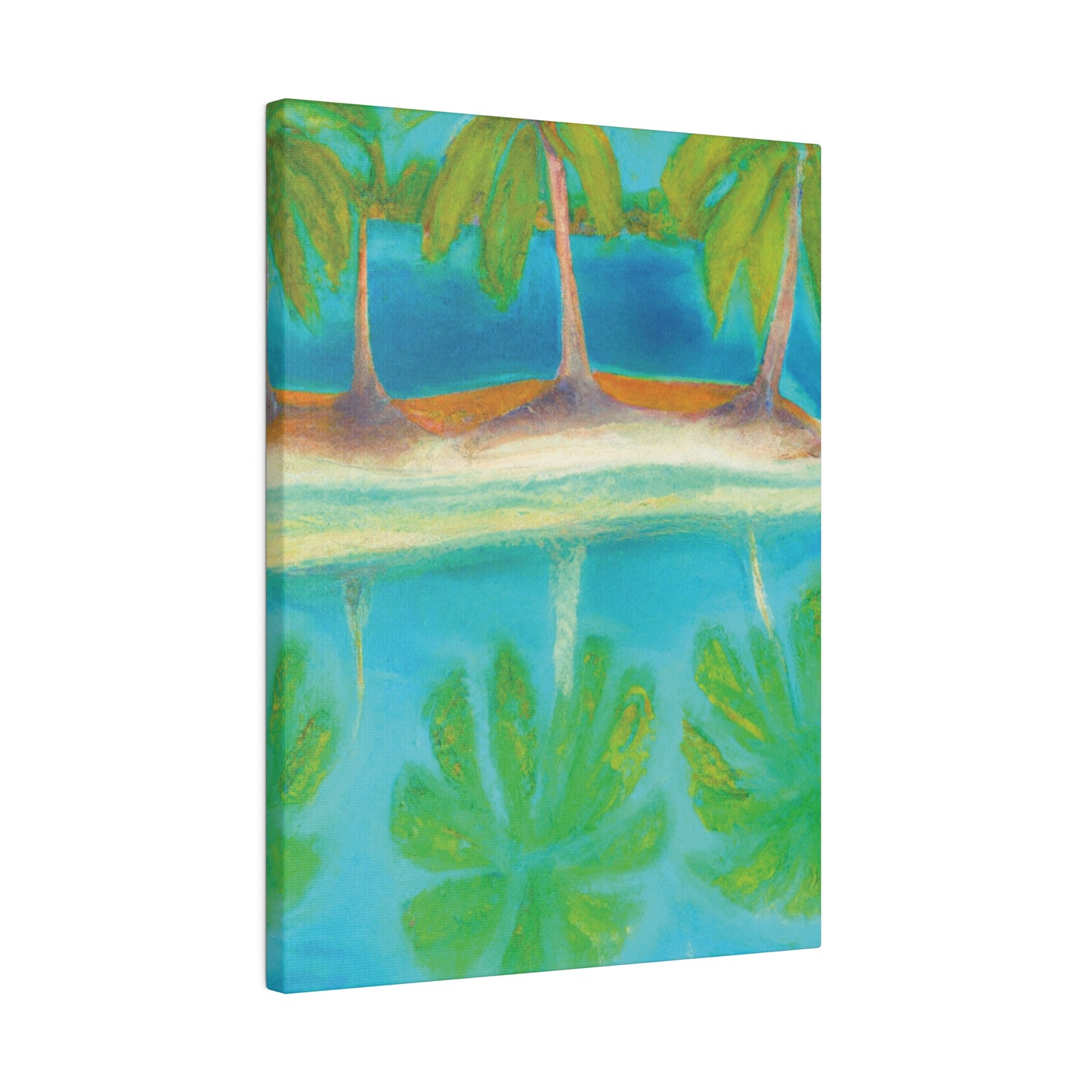 3294K - Bahamas Ocean Painting Print | Bahamas | Ocean | Beach | Poster | Home Decor | Wall Art | Canvas