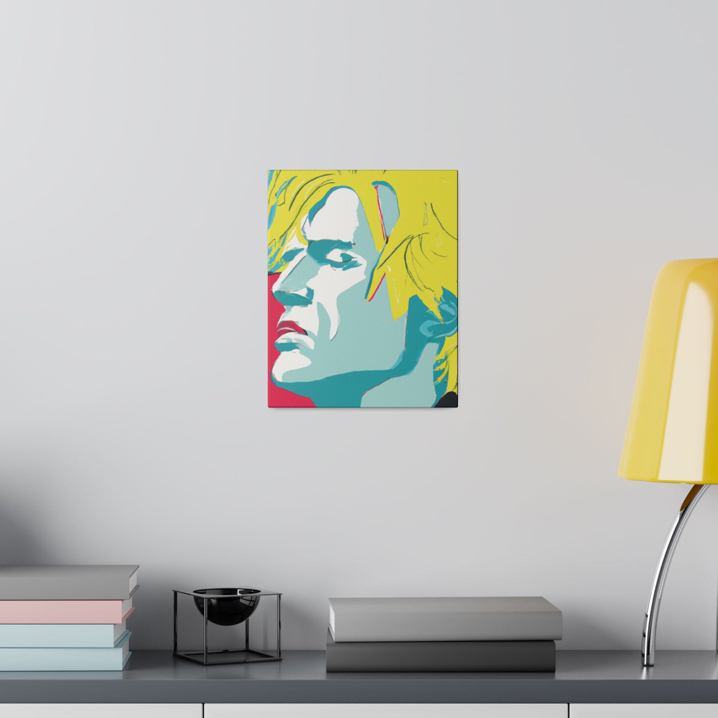 8672J - Rockstar Painting Print | Face | Abstract | Poster | Home Decor | Wall Art | Music Art | Canvas