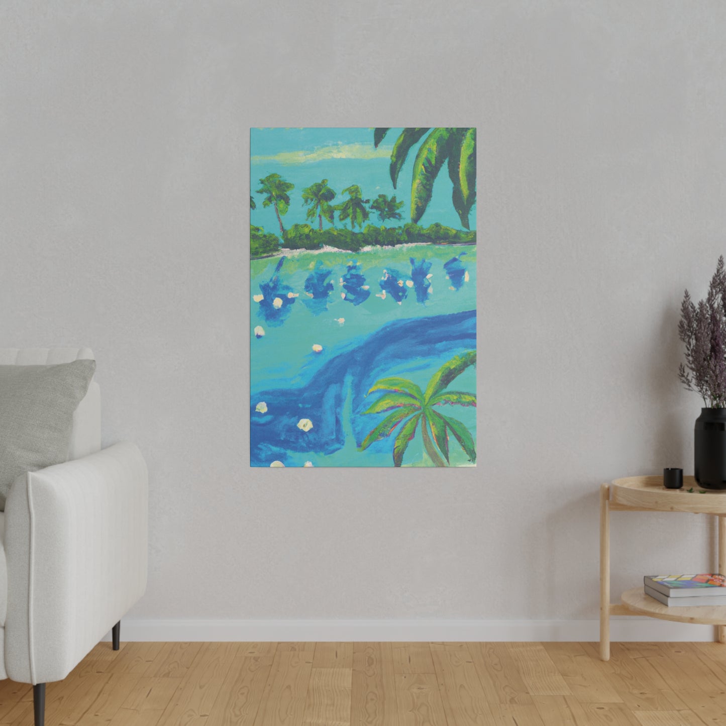 7772T - Bahamas Ocean Painting Print | Bahamas | Ocean | Beach | Poster | Home Decor | Wall Art | Canvas