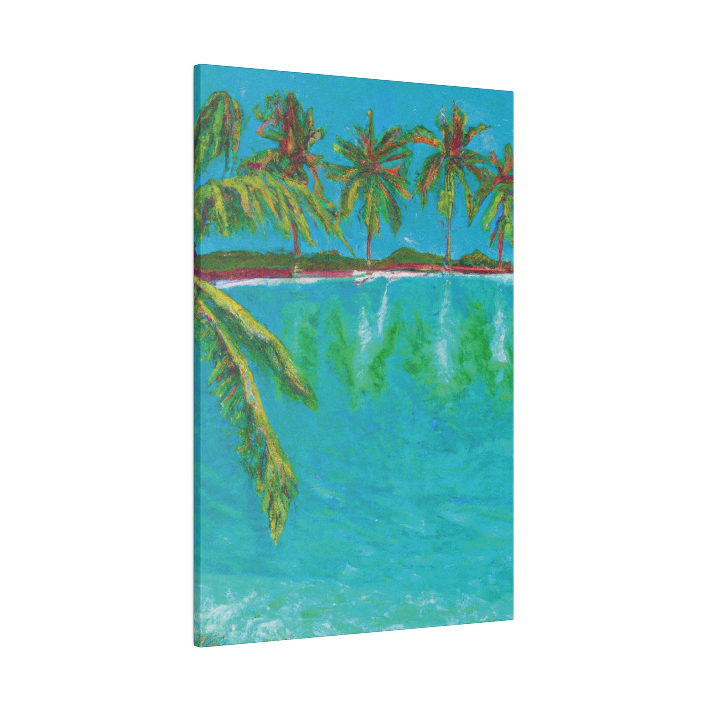 3255Q - Bahamas Ocean Painting Print | Bahamas | Ocean | Beach | Poster | Home Decor | Wall Art | Canvas