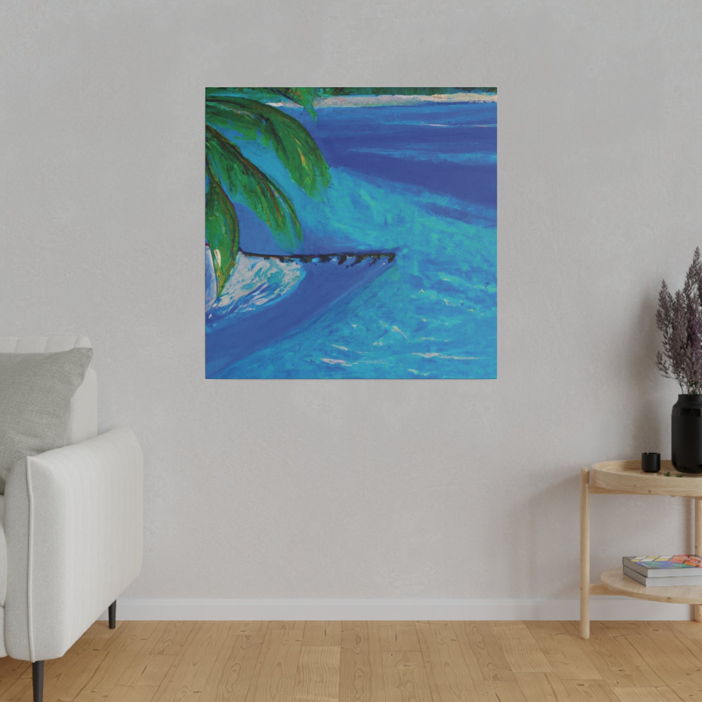 3145T - Bahamas Ocean Painting Print | Bahamas | Ocean | Beach | Poster | Home Decor | Wall Art | Canvas