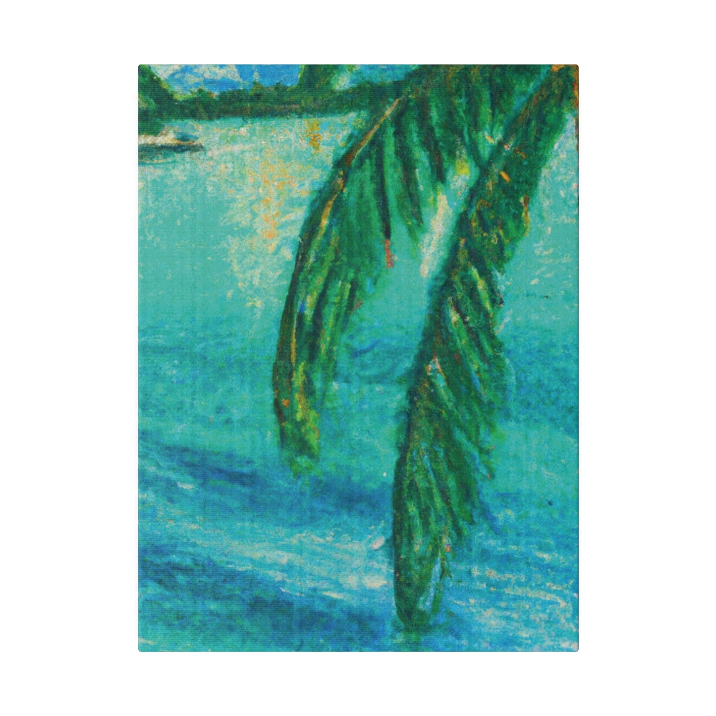 7714W - Bahamas Ocean Painting Print | Bahamas | Ocean | Beach | Poster | Home Decor | Wall Art | Canvas