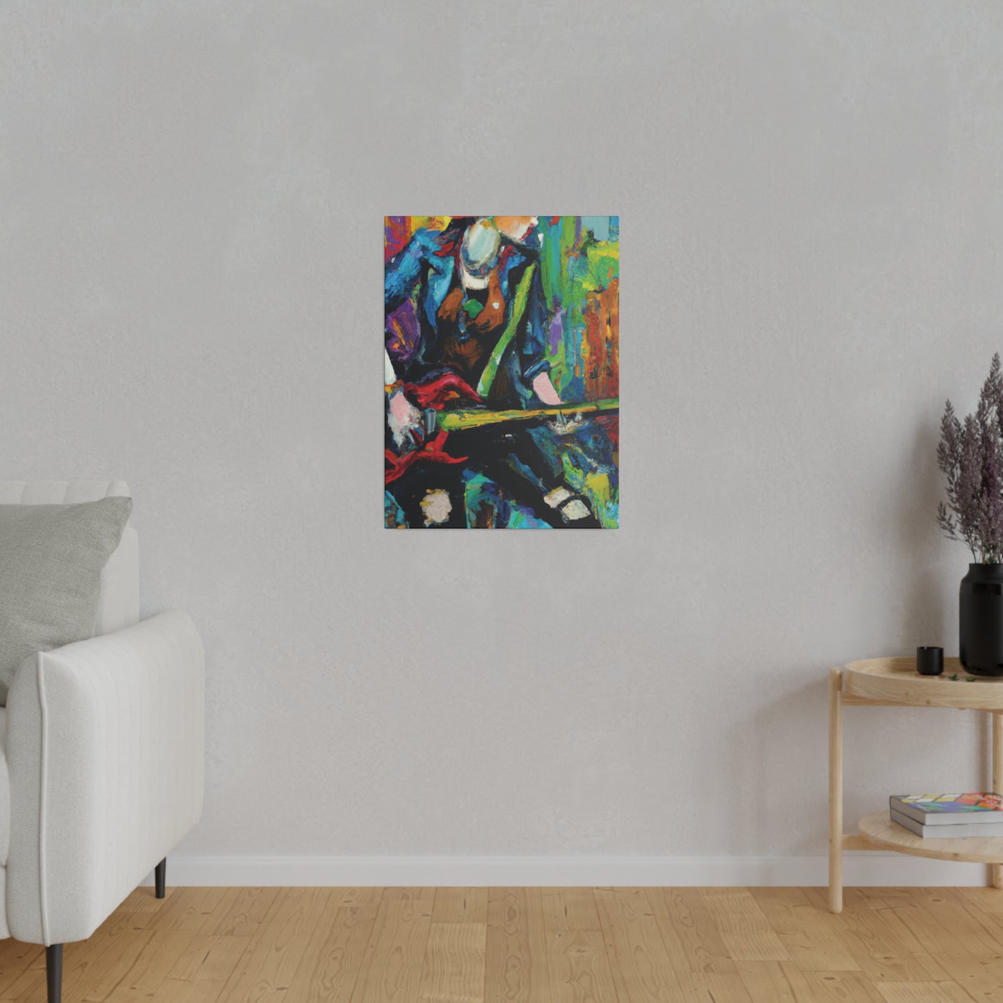 2285H - Rockstar Oil Painting Style Print | Poster | Home Decor | Wall Art | Music Art | Canvas