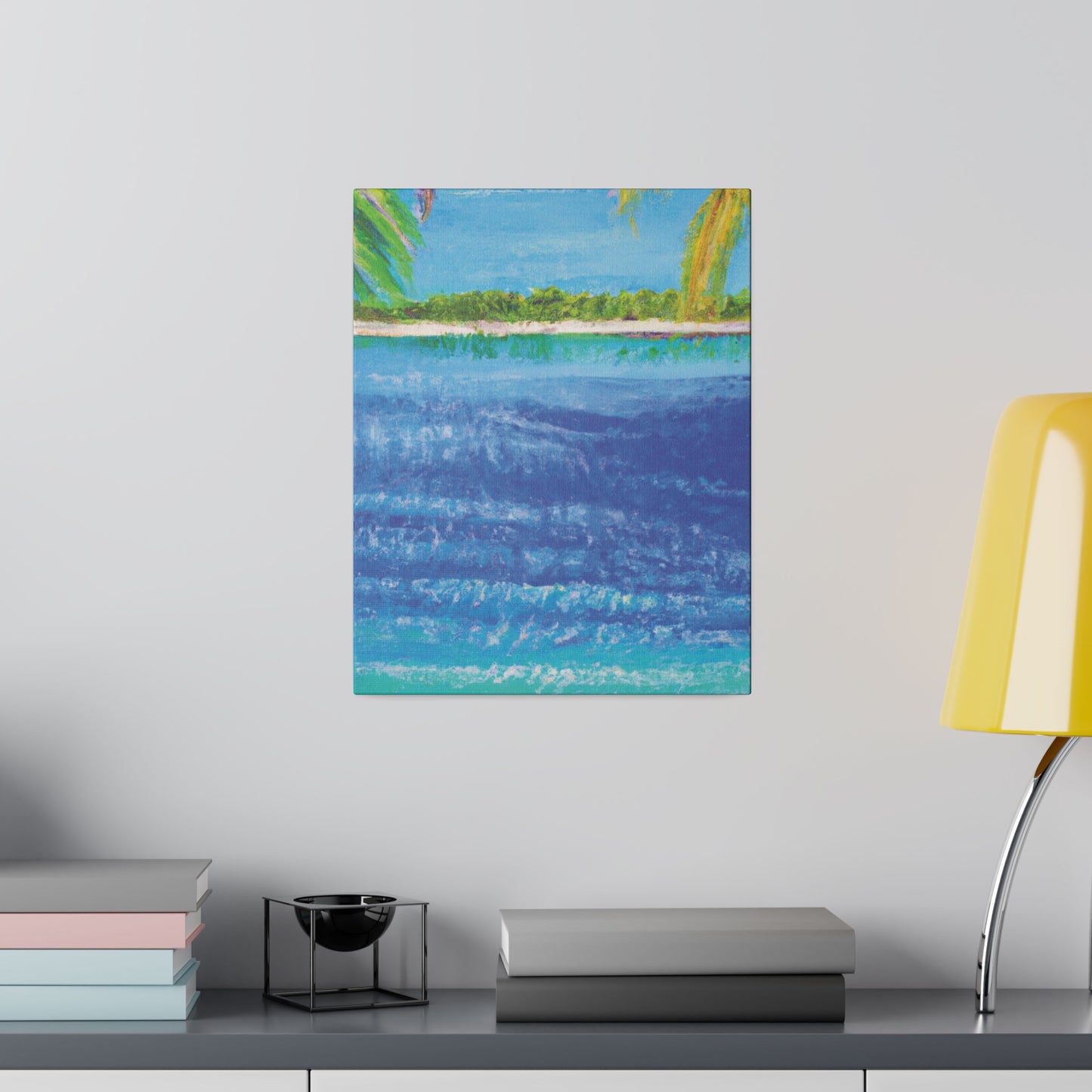 5045T - Bahamas Ocean Painting Print | Bahamas | Ocean | Beach | Poster | Home Decor | Wall Art | Canvas