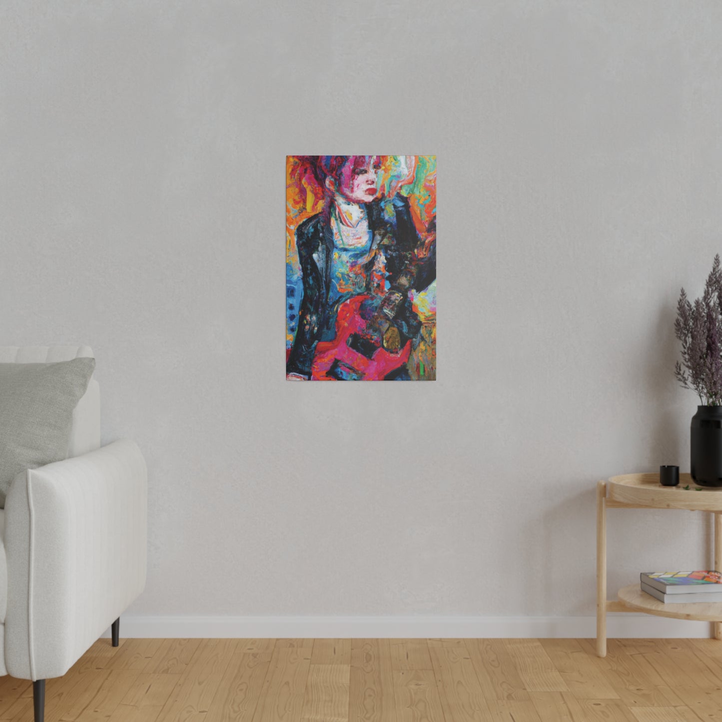 6278X - Rockstar Oil Painting Style Print | Poster | Home Decor | Wall Art | Music Art | Canvas