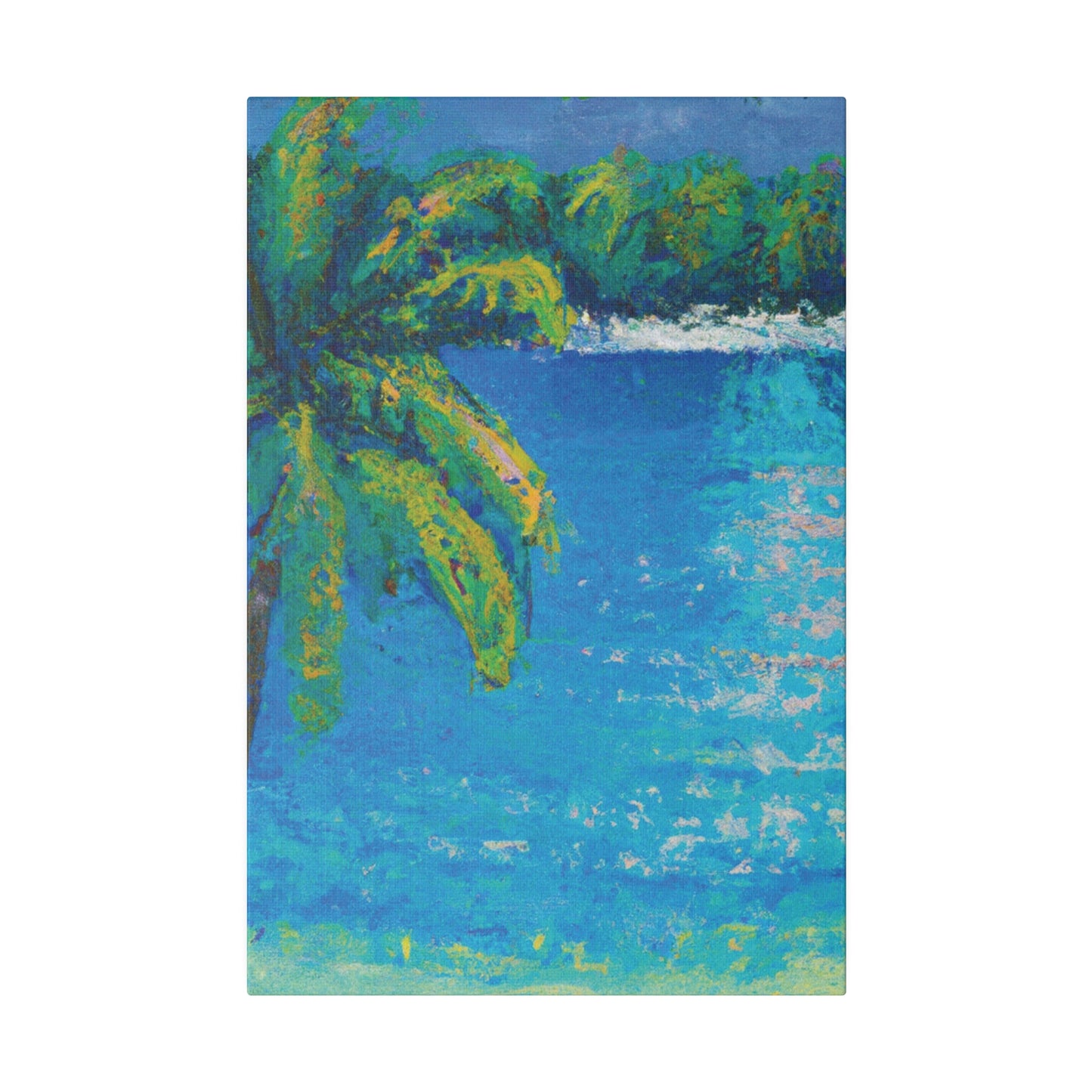 4645A - Bahamas Ocean Painting Print | Bahamas | Ocean | Beach | Poster | Home Decor | Wall Art | Canvas