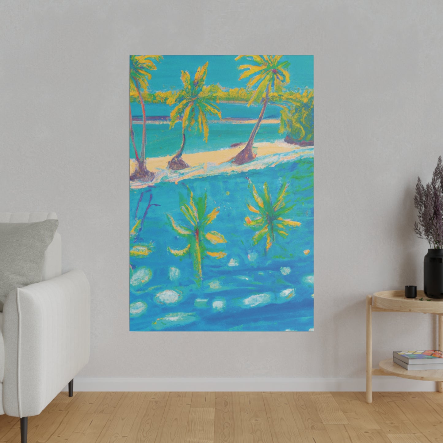 4825R - Bahamas Ocean Painting Print | Bahamas | Ocean | Beach | Poster | Home Decor | Wall Art | Canvas