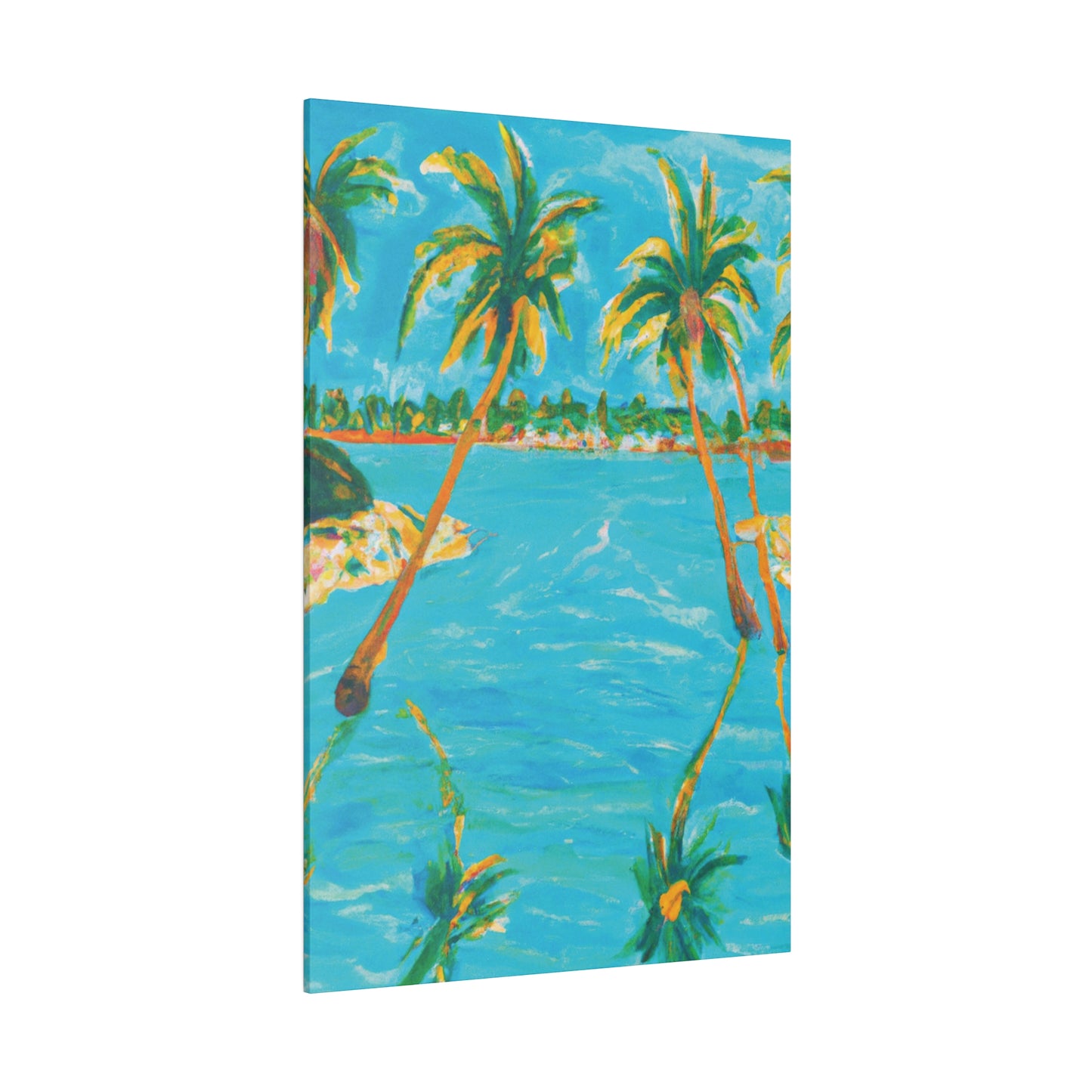 4338G - Bahamas Ocean Painting Print | Bahamas | Ocean | Beach | Poster | Home Decor | Wall Art | Canvas