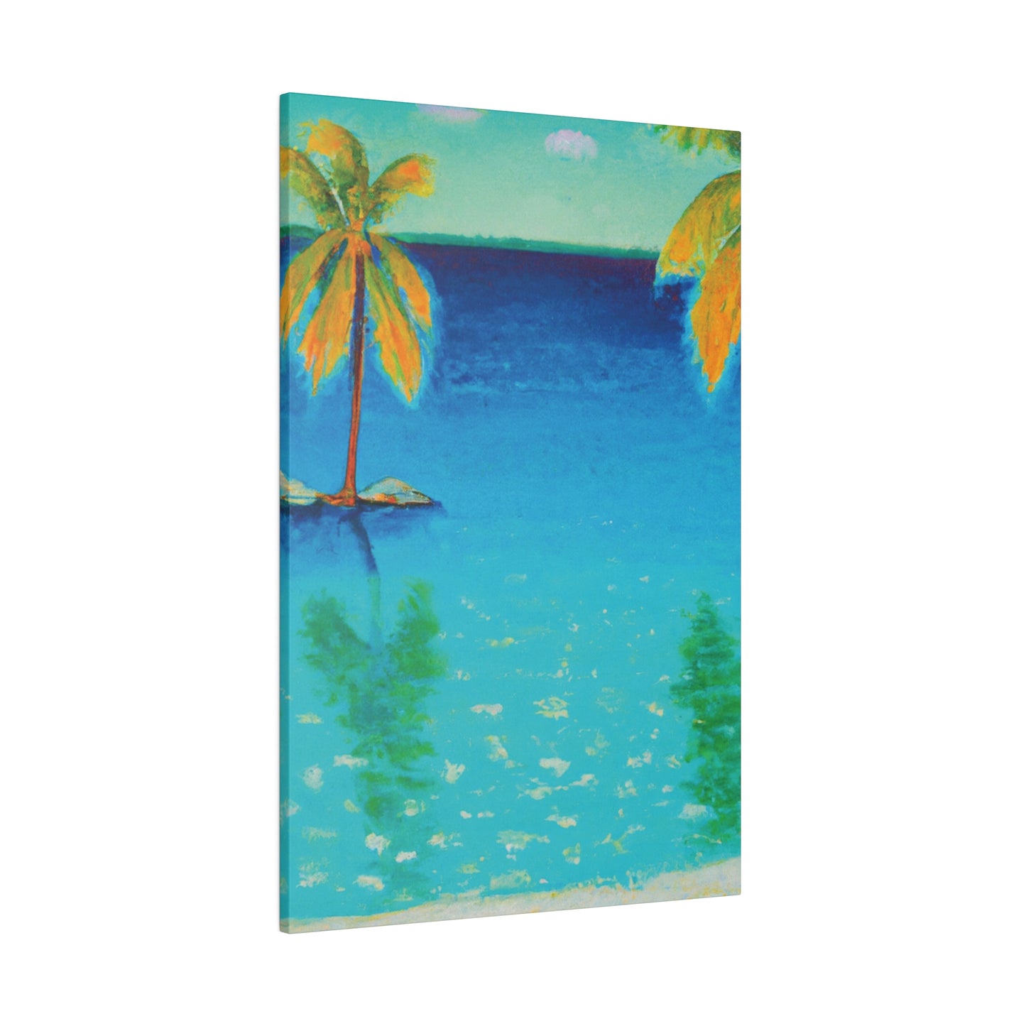 9234A - Bahamas Ocean Painting Print | Bahamas | Ocean | Beach | Poster | Home Decor | Wall Art | Canvas