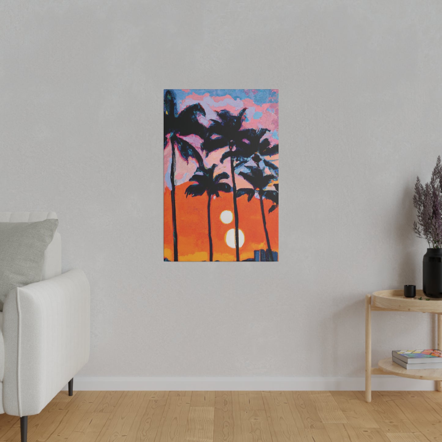 5347Z - Miami Beach Sunset Painting Print | Miami | Beach | Sunset | Poster | Home Decor | Wall Art | Canvas