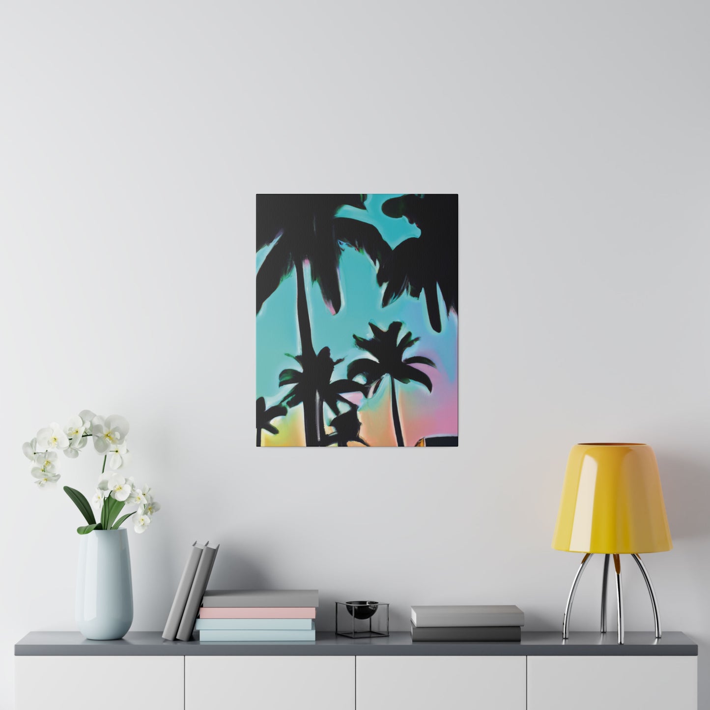 5491X - Miami Beach Sunset Painting Print | Miami | Beach | Sunset | Poster | Home Decor | Wall Art | Canvas