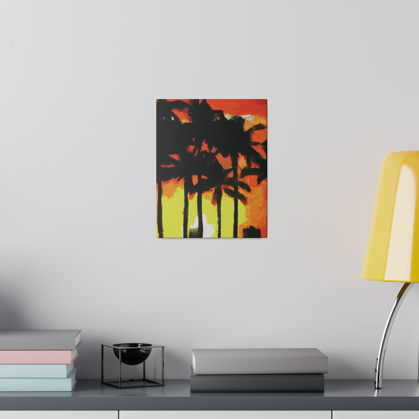 8291L - Miami Beach Sunset Painting Print | Miami | Beach | Sunset | Poster | Home Decor | Wall Art | Canvas