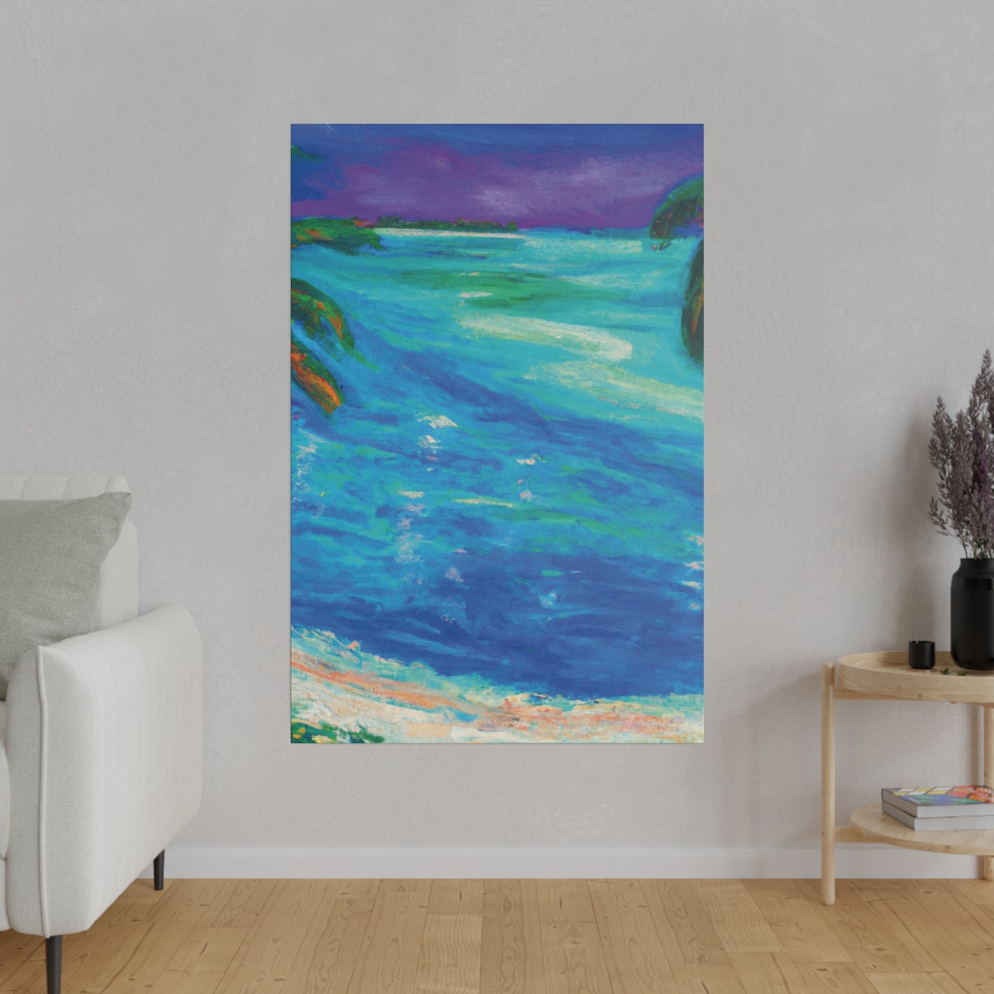 432V - Bahamas Ocean Painting Print | Bahamas | Ocean | Beach | Poster | Home Decor | Wall Art | Canvas