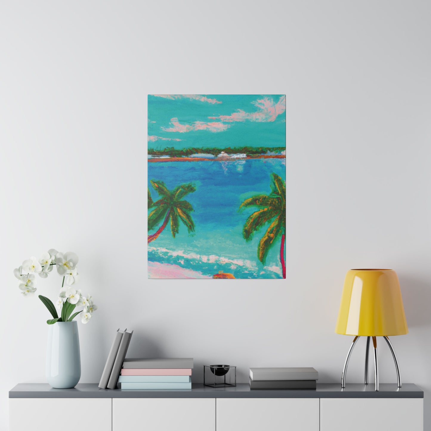 6836G - Bahamas Ocean Painting Print | Bahamas | Ocean | Beach | Poster | Home Decor | Wall Art | Canvas