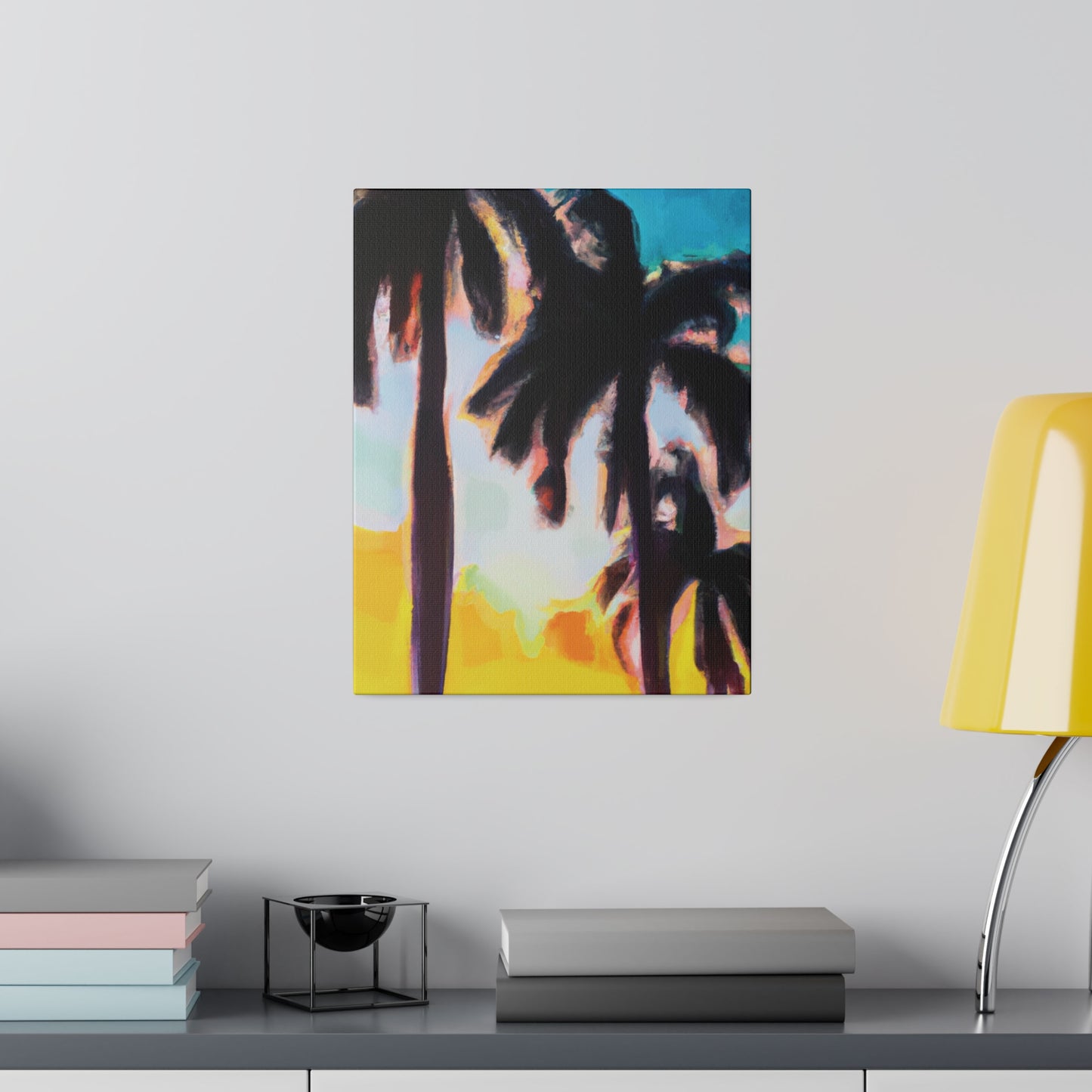 5485W - Miami Beach Sunset Painting Print | Miami | Beach | Sunset | Poster | Home Decor | Wall Art | Canvas