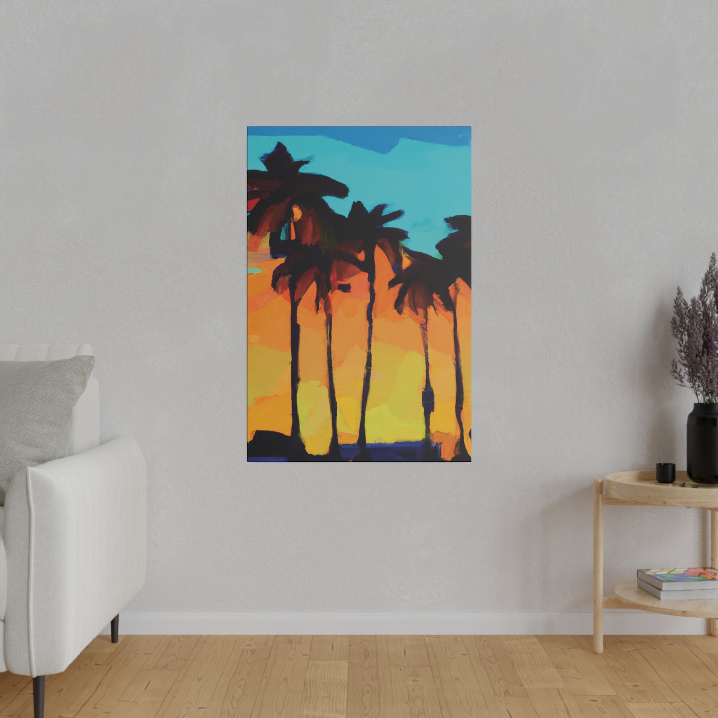 3606O - Miami Beach Sunset Painting Print | Miami | Beach | Sunset | Poster | Home Decor | Wall Art | Canvas