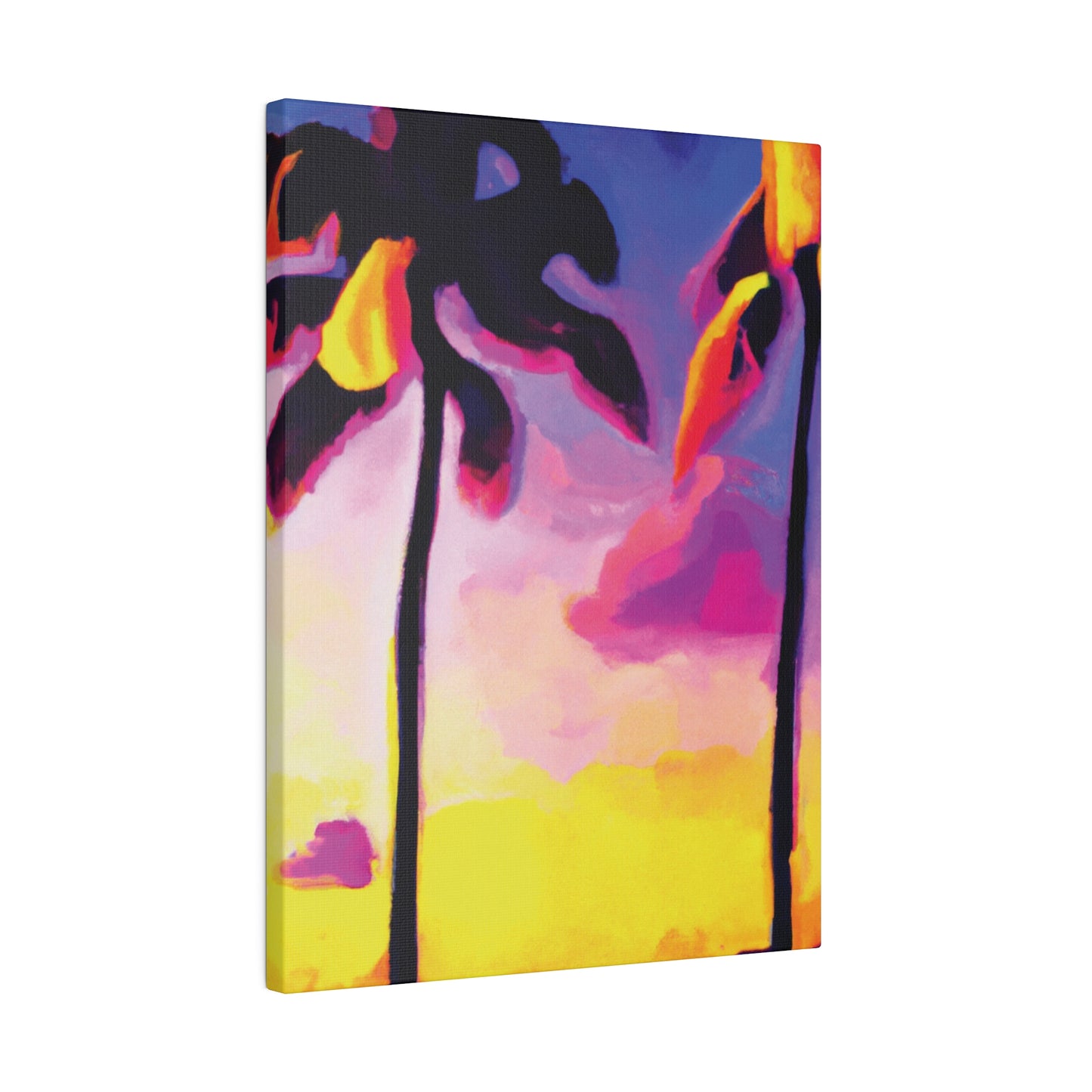 839P - Miami Beach Sunset Painting Print | Miami | Beach | Sunset | Poster | Home Decor | Wall Art | Canvas