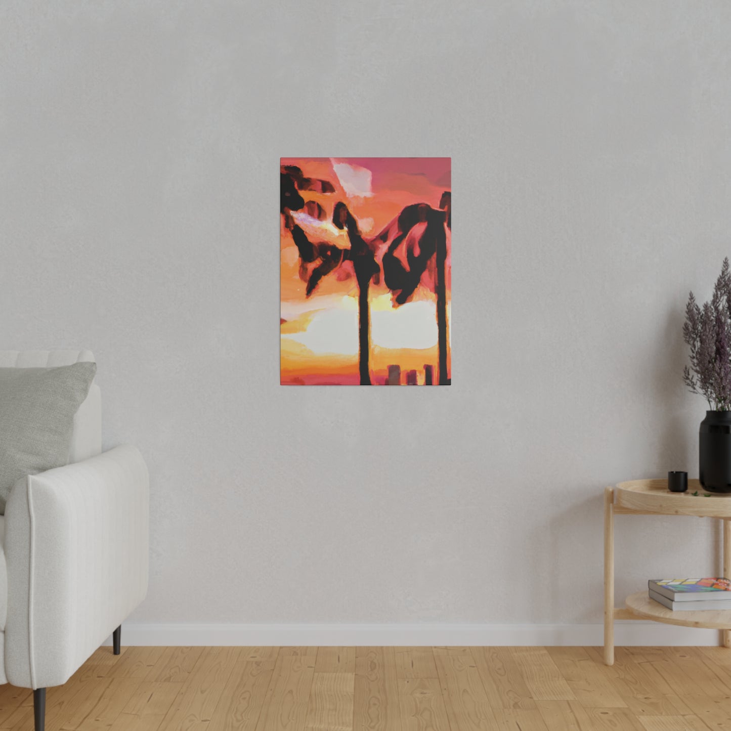 6372O - Miami Beach Sunset Painting Print | Miami | Beach | Sunset | Poster | Home Decor | Wall Art | Canvas