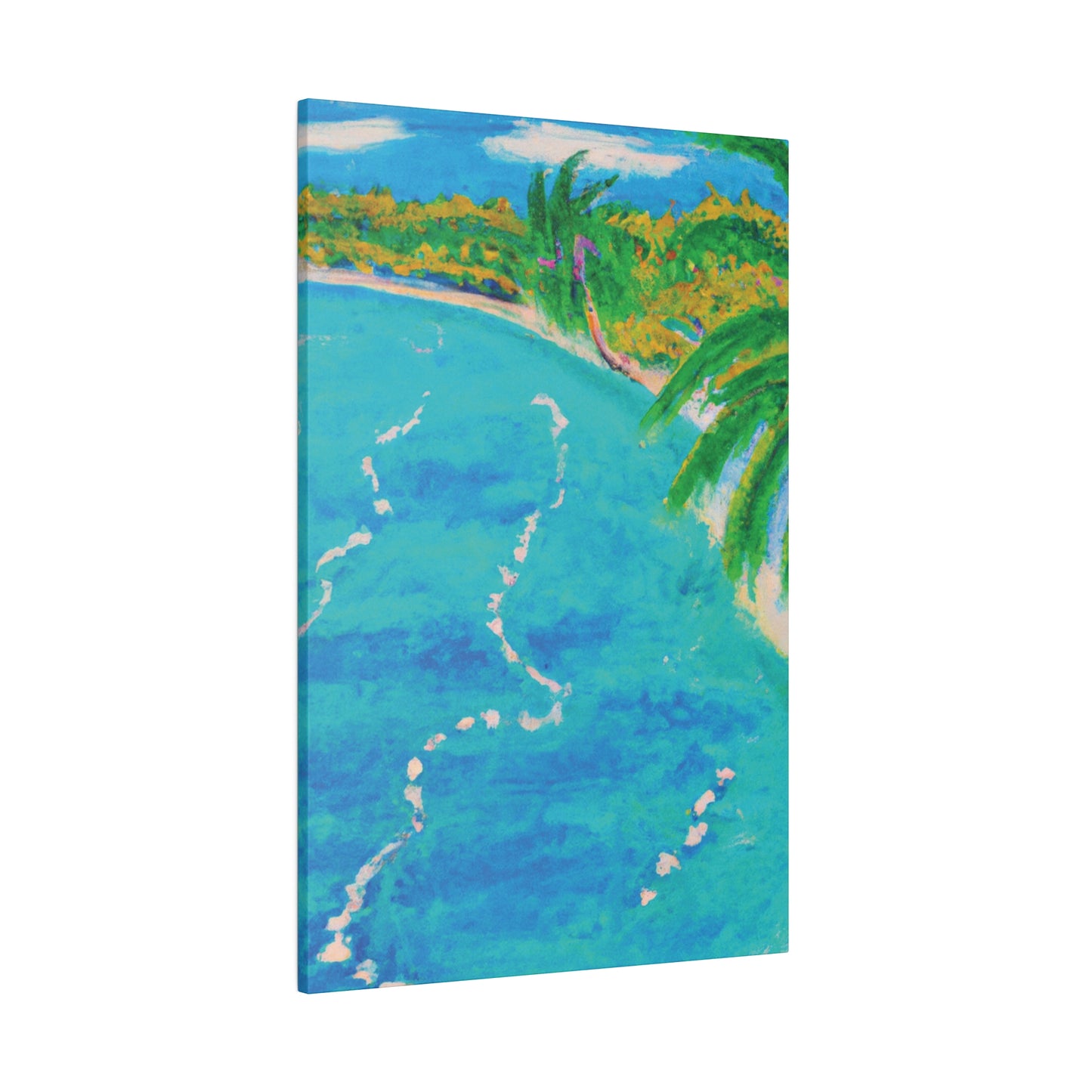 6605P - Bahamas Ocean Painting Print | Bahamas | Ocean | Beach | Poster | Home Decor | Wall Art | Canvas