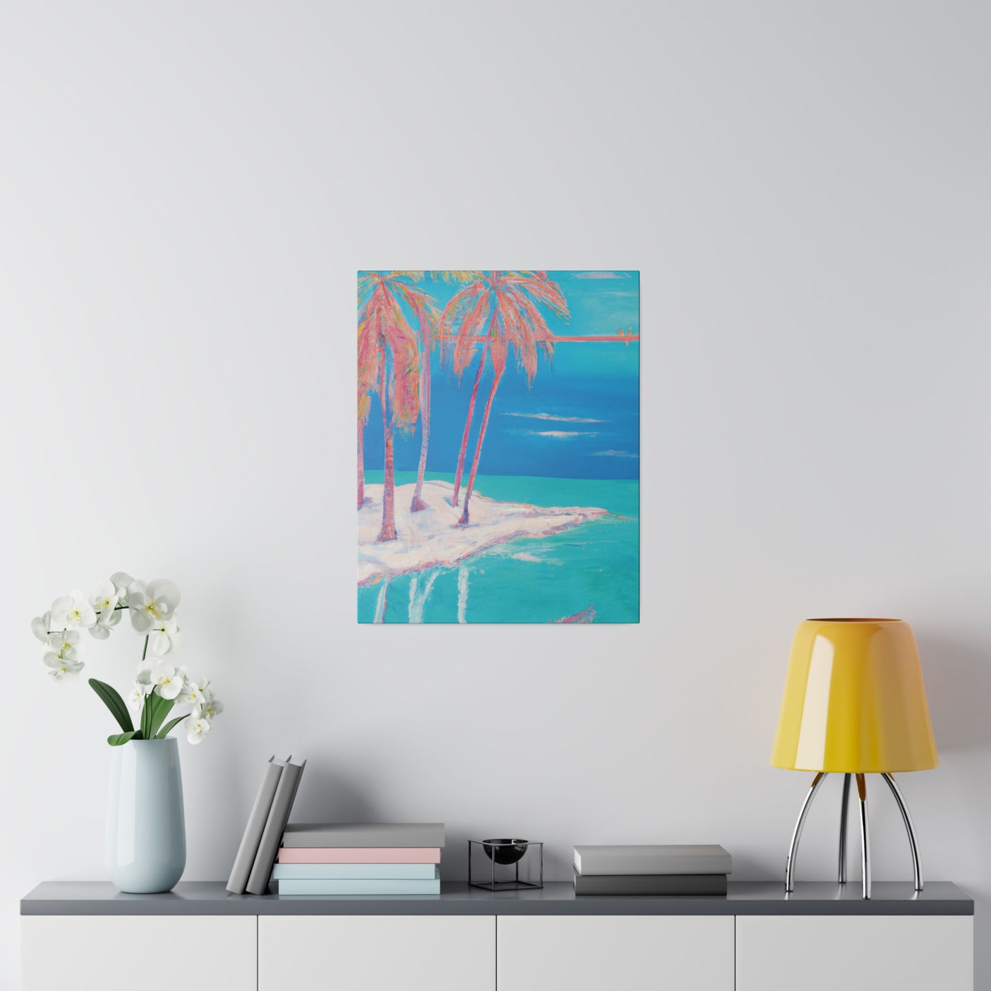 3162K - Bahamas Ocean Painting Print | Bahamas | Ocean | Beach | Poster | Home Decor | Wall Art | Canvas