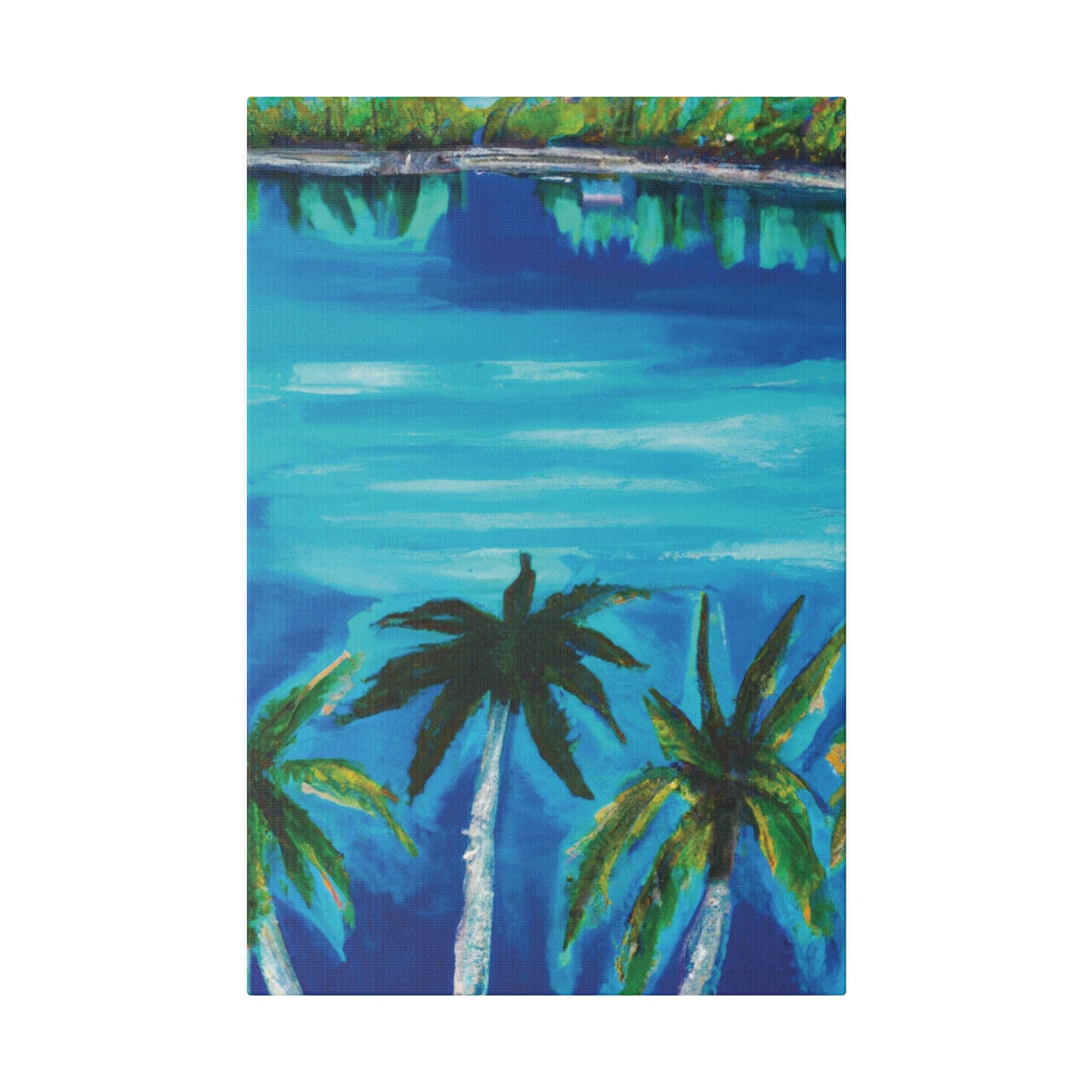 6741K - Bahamas Ocean Painting Print | Bahamas | Ocean | Beach | Poster | Home Decor | Wall Art | Canvas