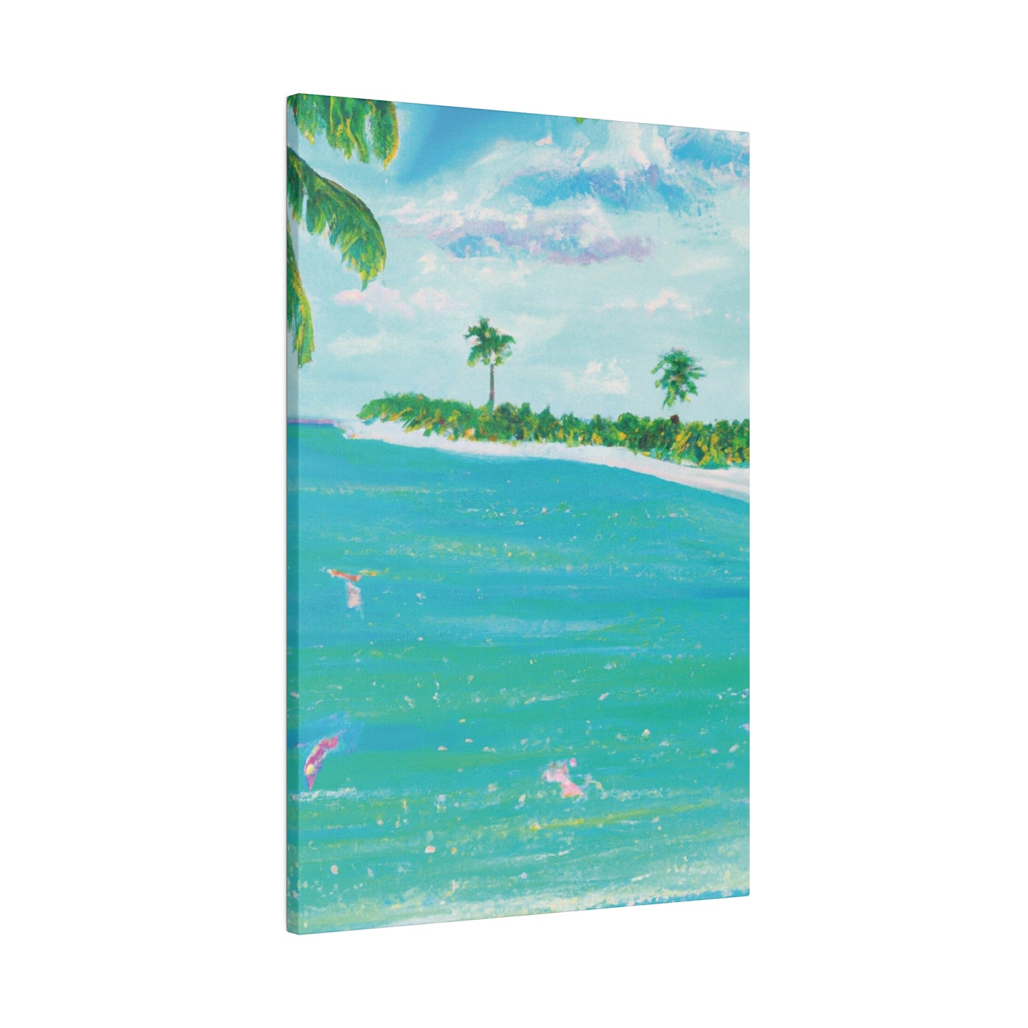 6576D - Bahamas Ocean Painting Print | Bahamas | Ocean | Beach | Poster | Home Decor | Wall Art | Canvas