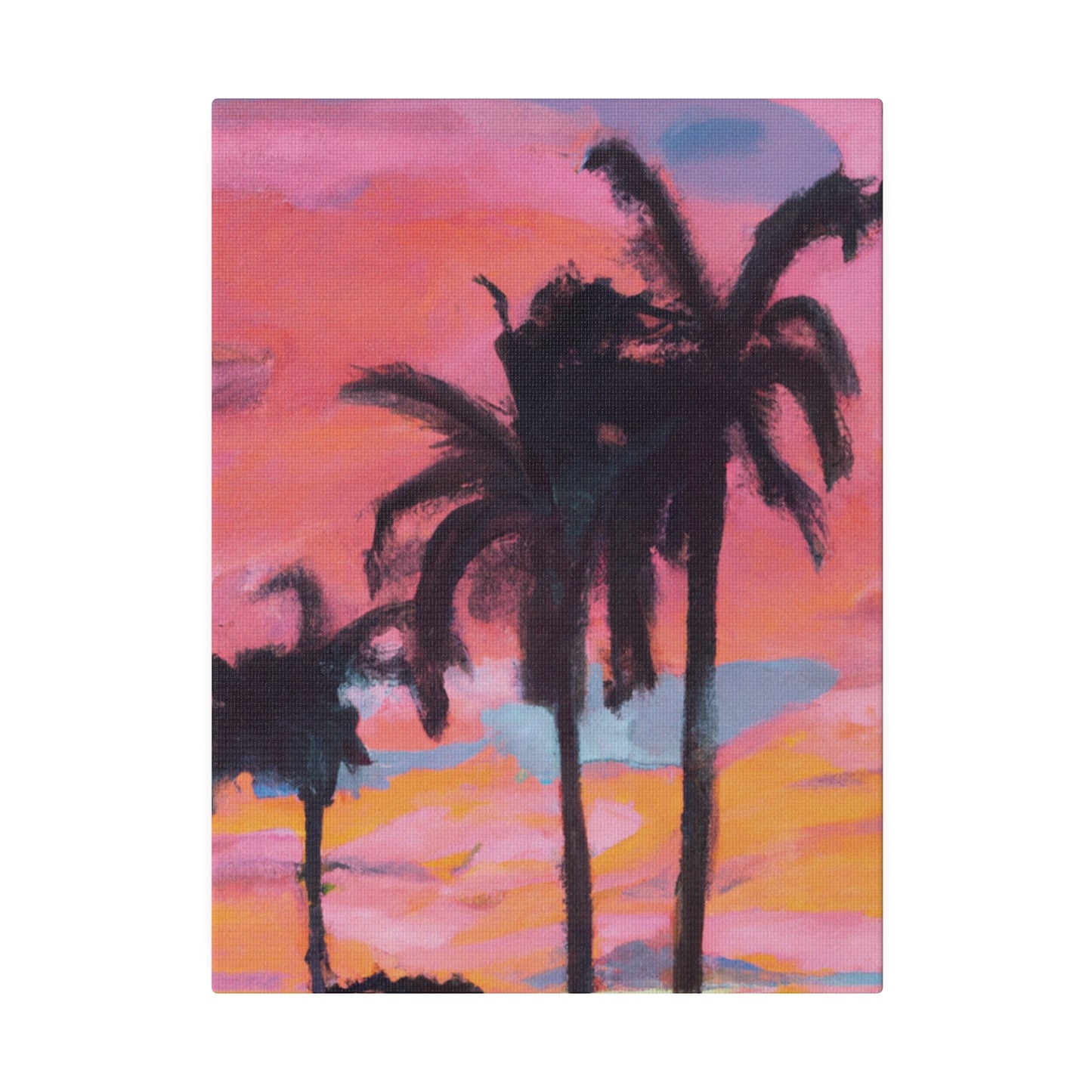 6349G - Miami Beach Sunset Painting Print | Miami | Beach | Sunset | Poster | Home Decor | Wall Art | Canvas