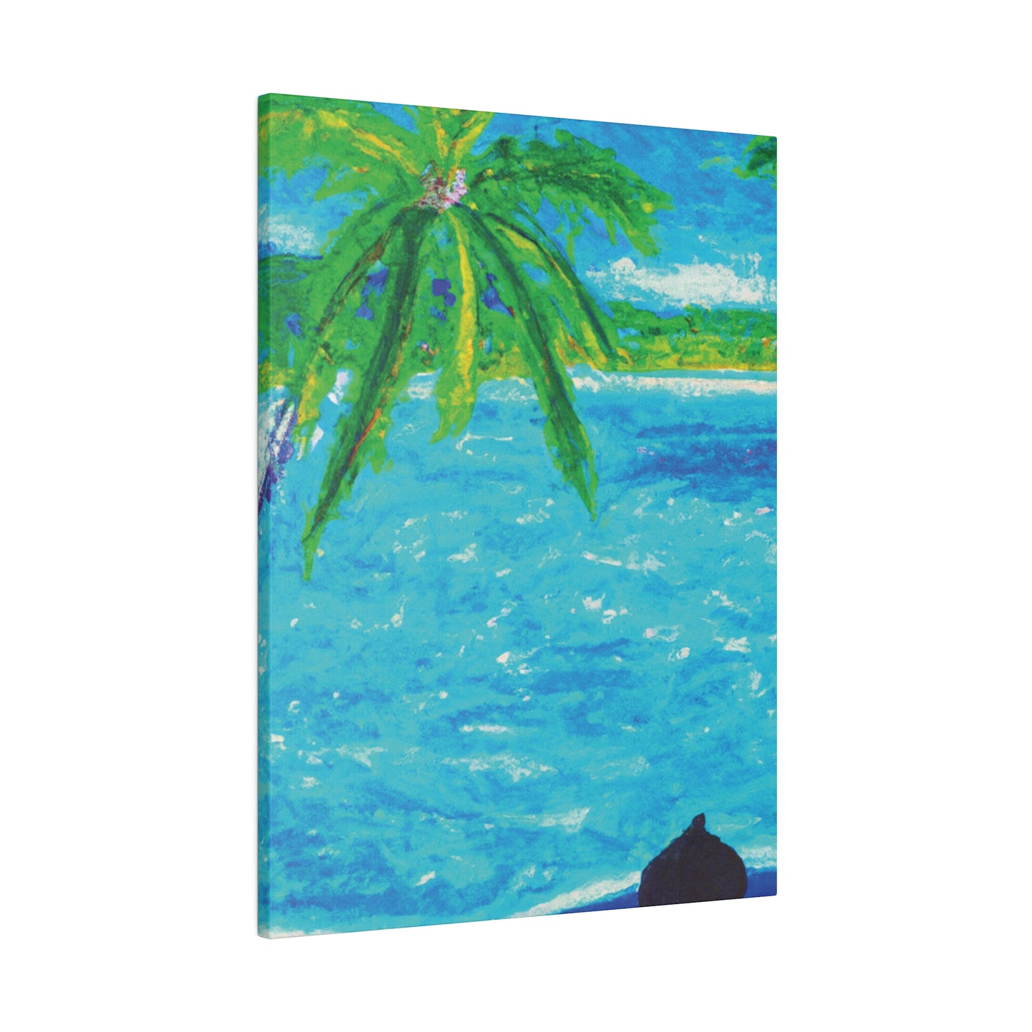 7355H - Bahamas Ocean Painting Print | Bahamas | Ocean | Beach | Poster | Home Decor | Wall Art | Canvas