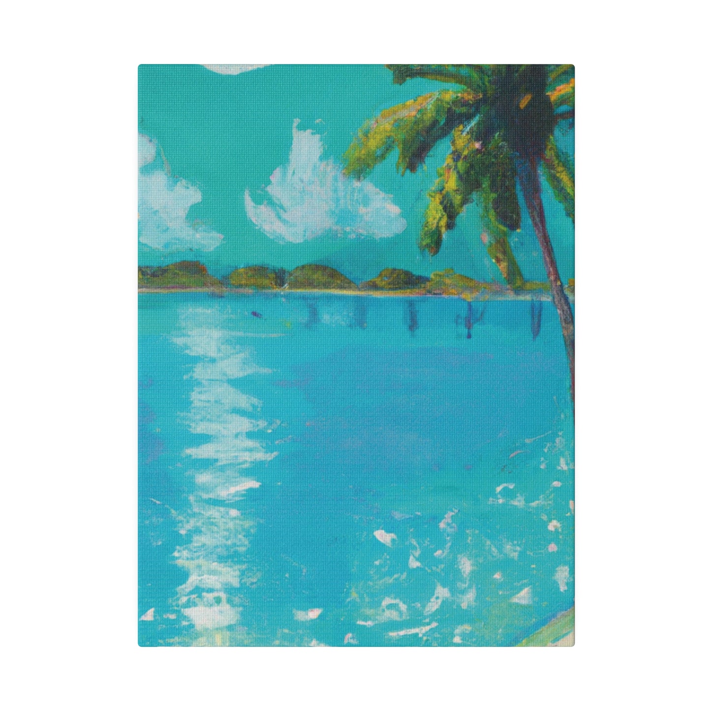 2483G - Bahamas Ocean Painting Print | Bahamas | Ocean | Beach | Poster | Home Decor | Wall Art | Canvas