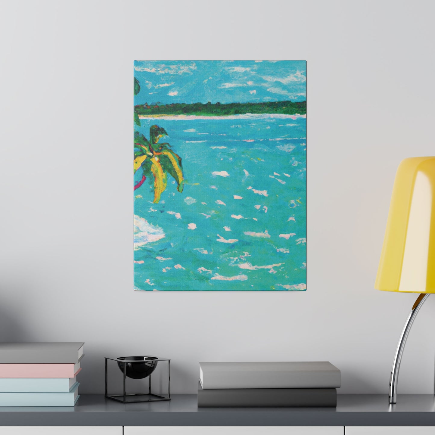 8278H - Bahamas Ocean Painting Print | Bahamas | Ocean | Beach | Poster | Home Decor | Wall Art | Canvas