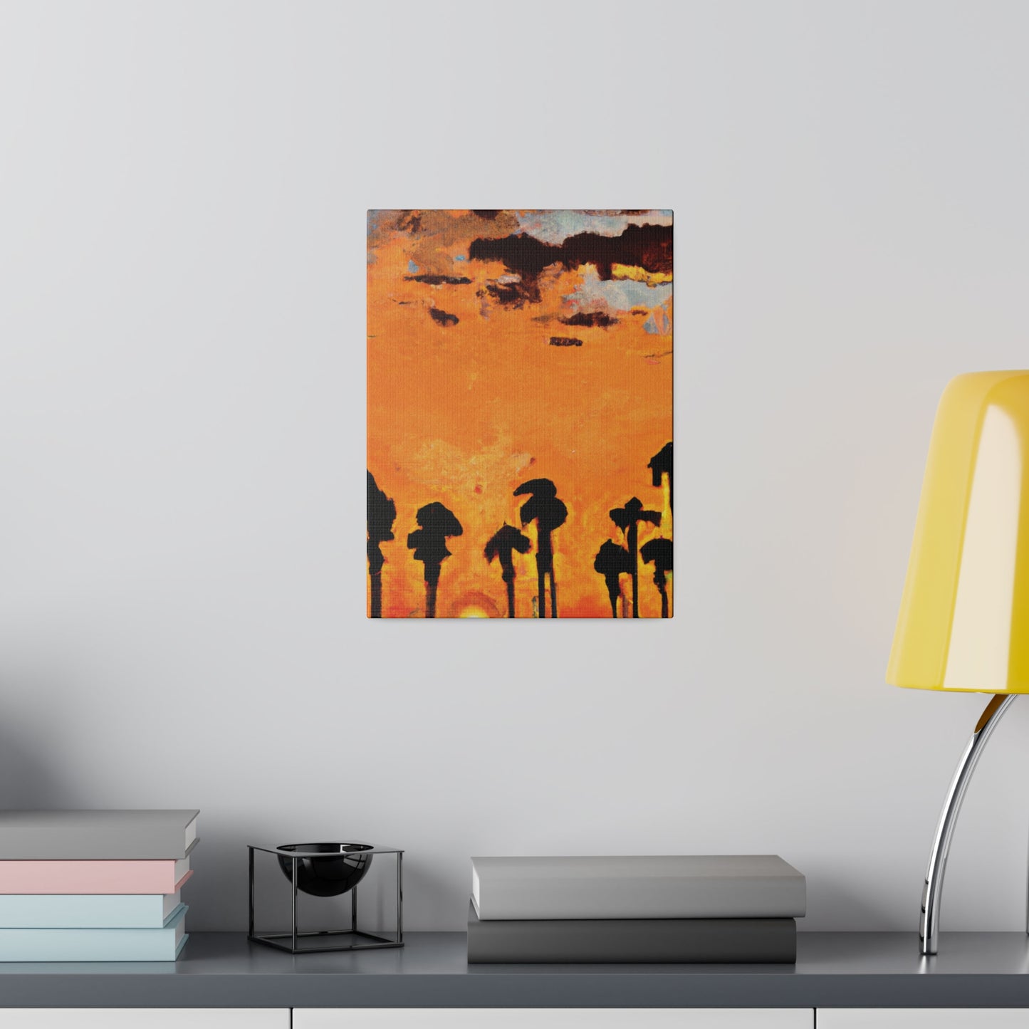 3231S - Miami Beach Sunset Painting Print | Miami | Beach | Sunset | Poster | Home Decor | Wall Art | Canvas