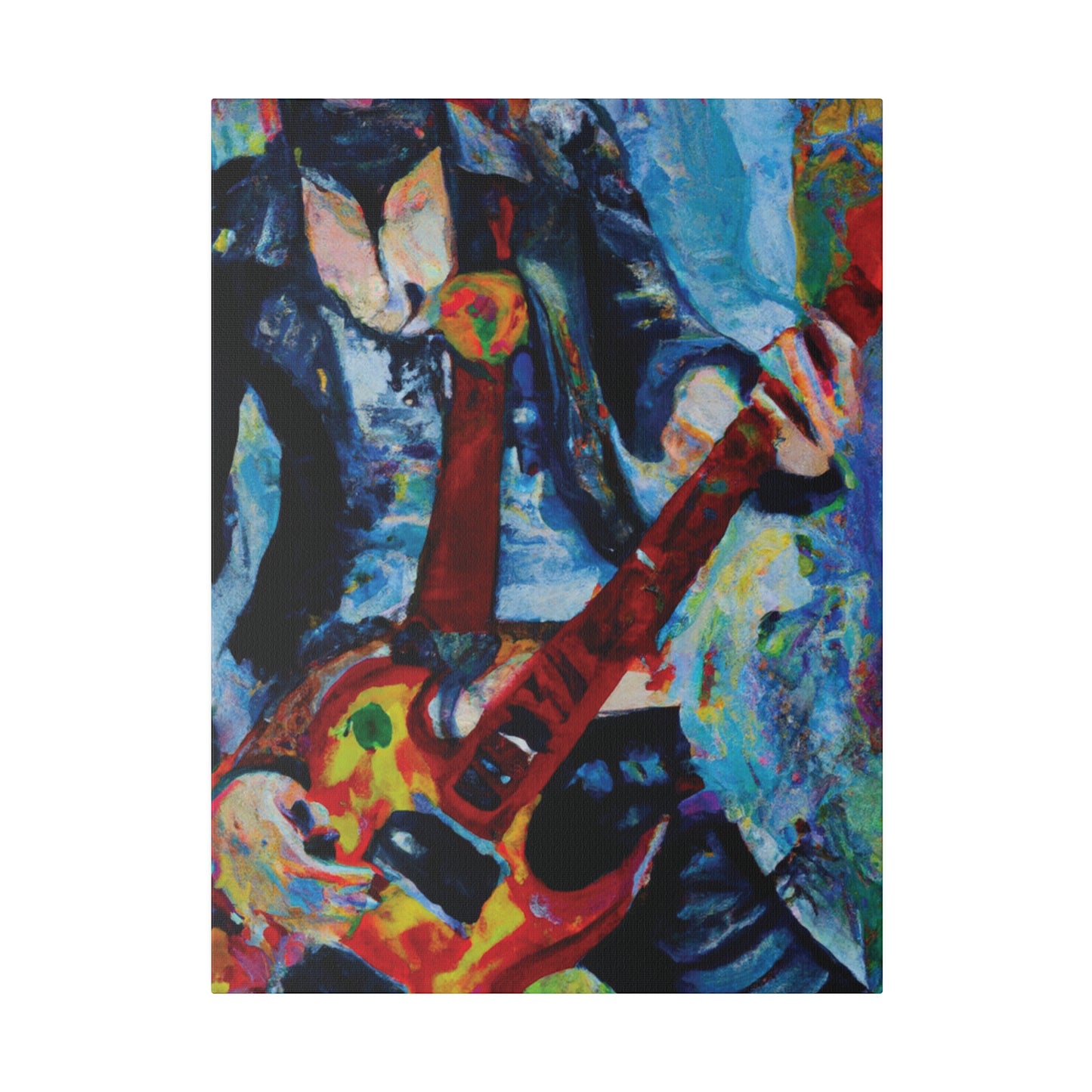 7105A - Rockstar Oil Painting Style Print | Poster | Home Decor | Wall Art | Music Art | Canvas