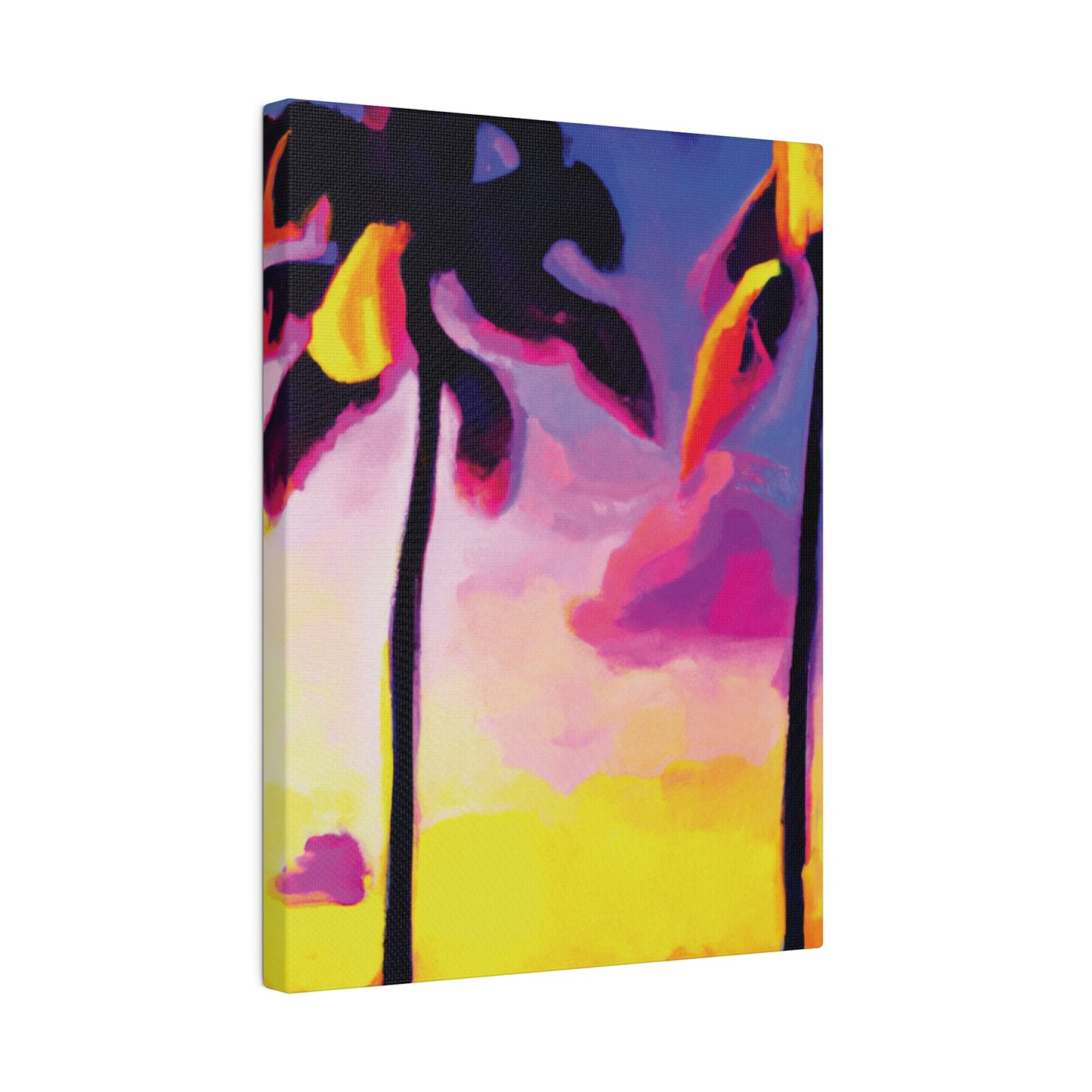 839P - Miami Beach Sunset Painting Print | Miami | Beach | Sunset | Poster | Home Decor | Wall Art | Canvas