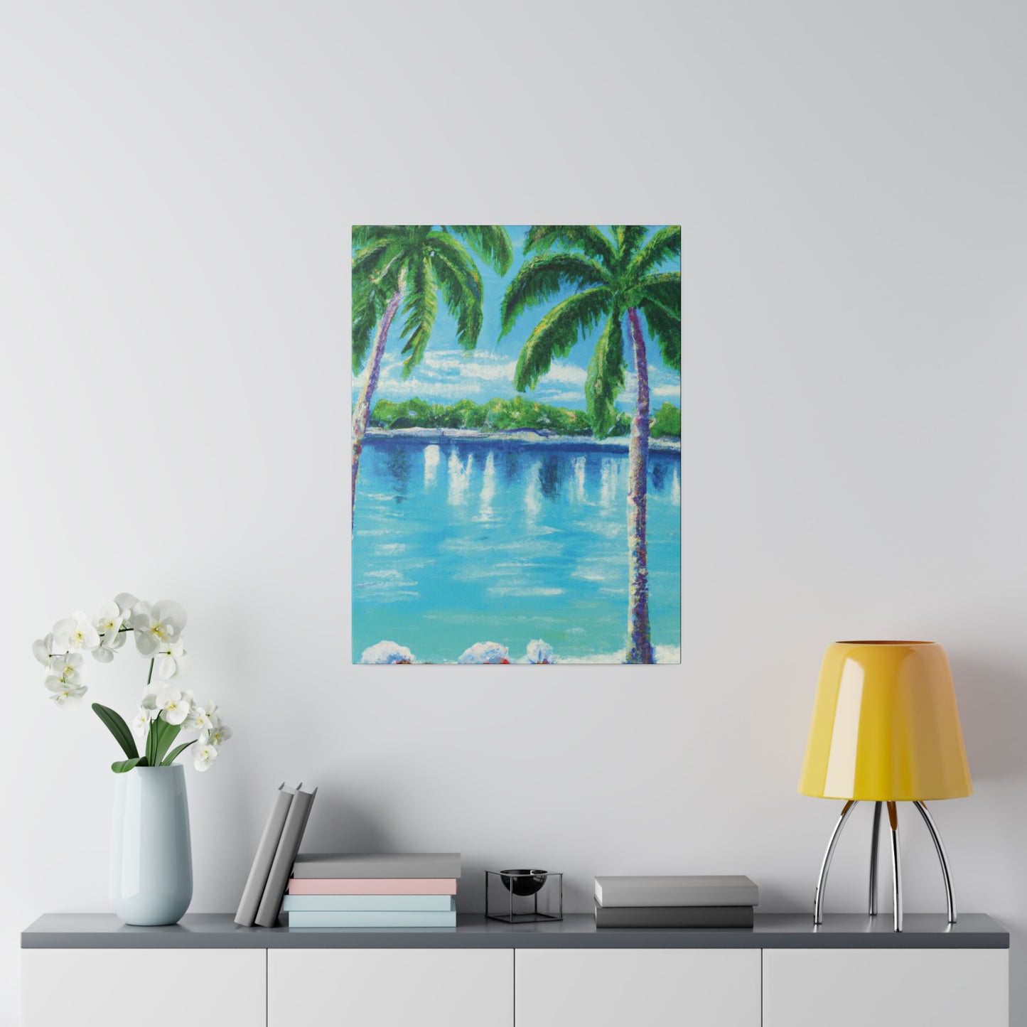 4482N - Bahamas Ocean Painting Print | Bahamas | Ocean | Beach | Poster | Home Decor | Wall Art | Canvas